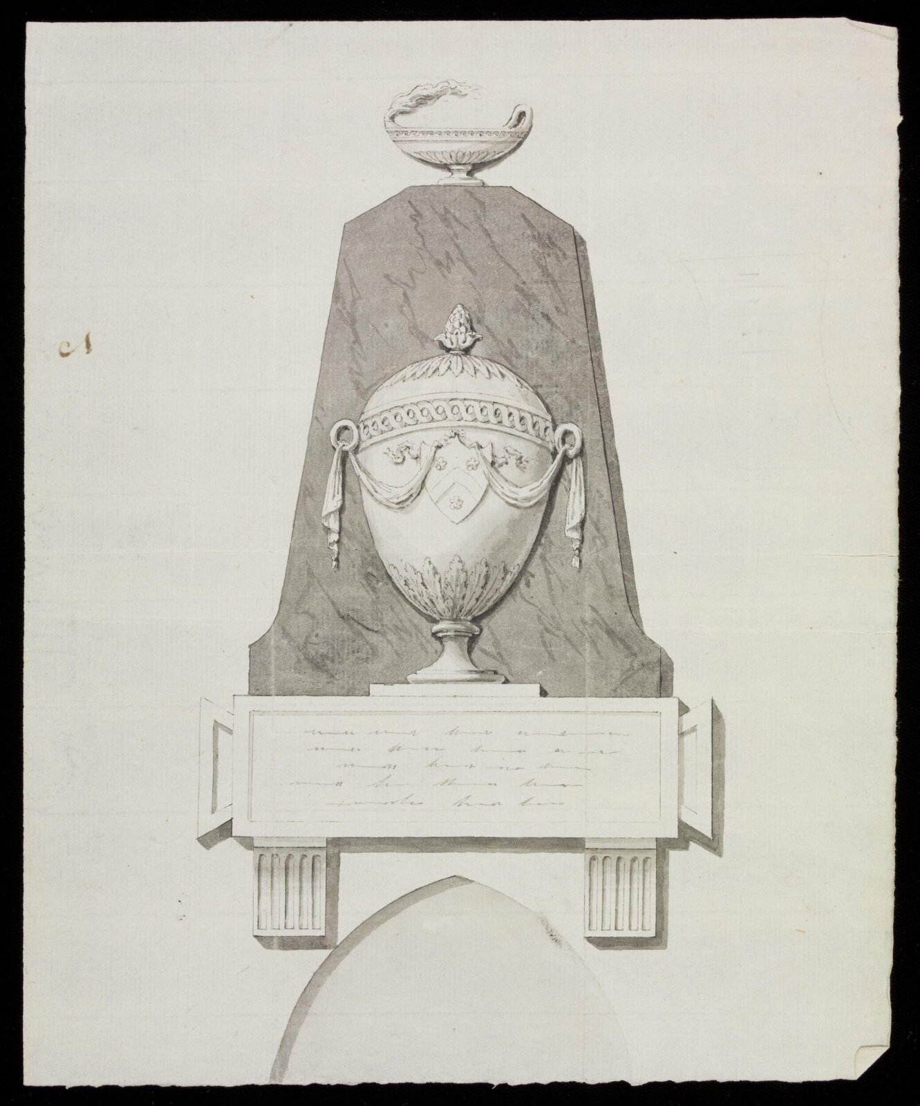 Drawing, John Bacon the elder, ca. 1779-1799