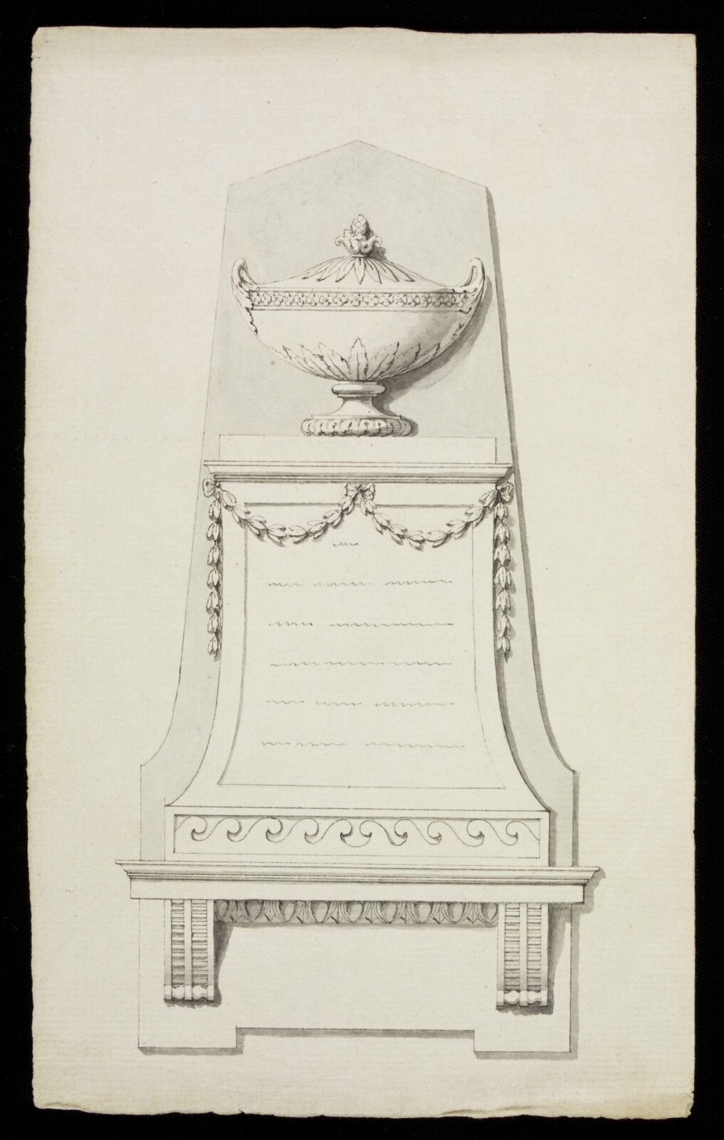 Drawing, John Bacon the elder, ca. 1779-1799