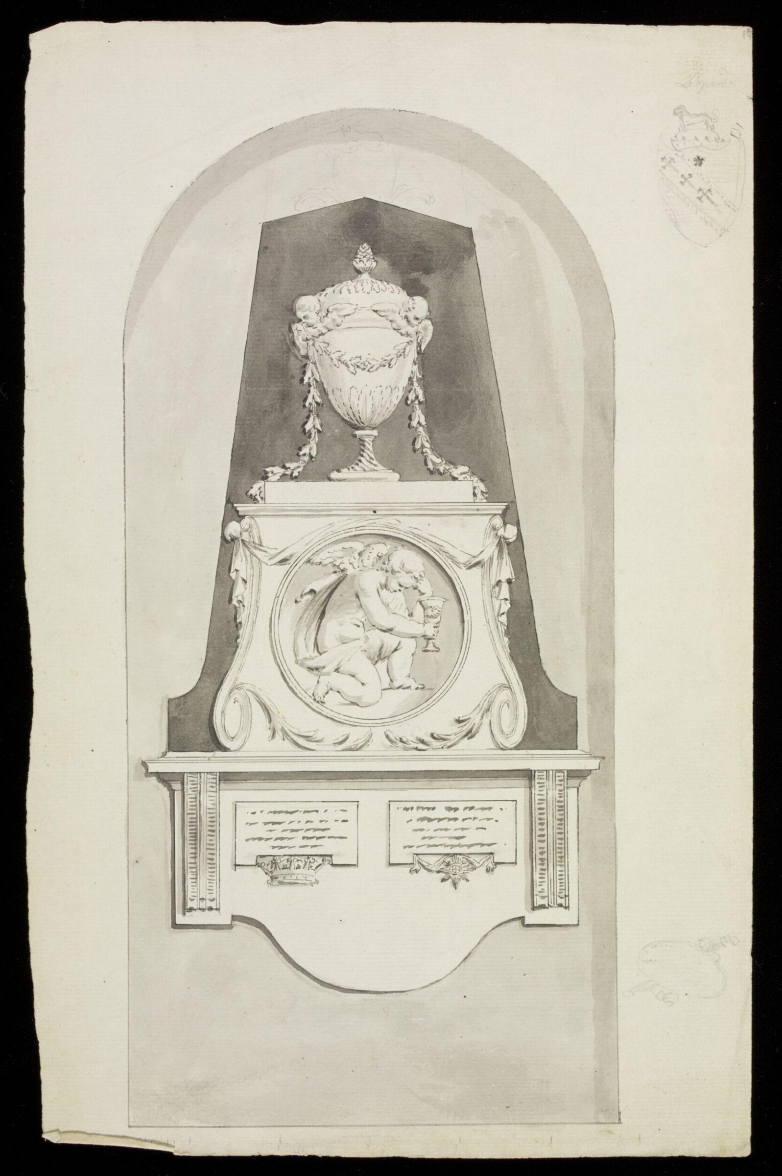 Drawing, John Bacon the elder, ca. 1779-1799
