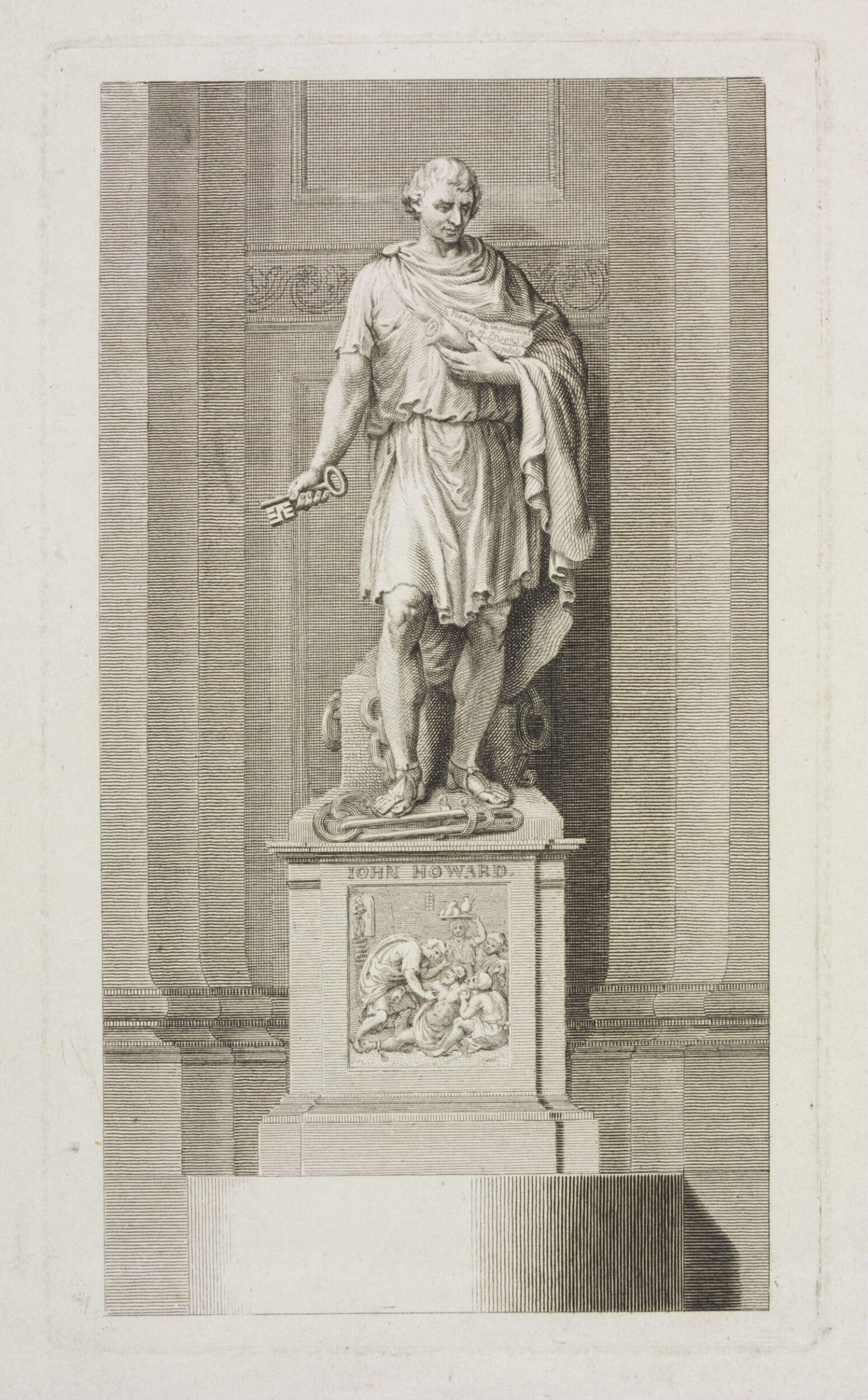 Drawing, John Bacon the elder, ca. 1796