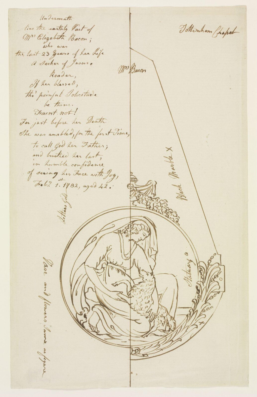 Drawing, John Bacon the Younger, 1782 - 1859