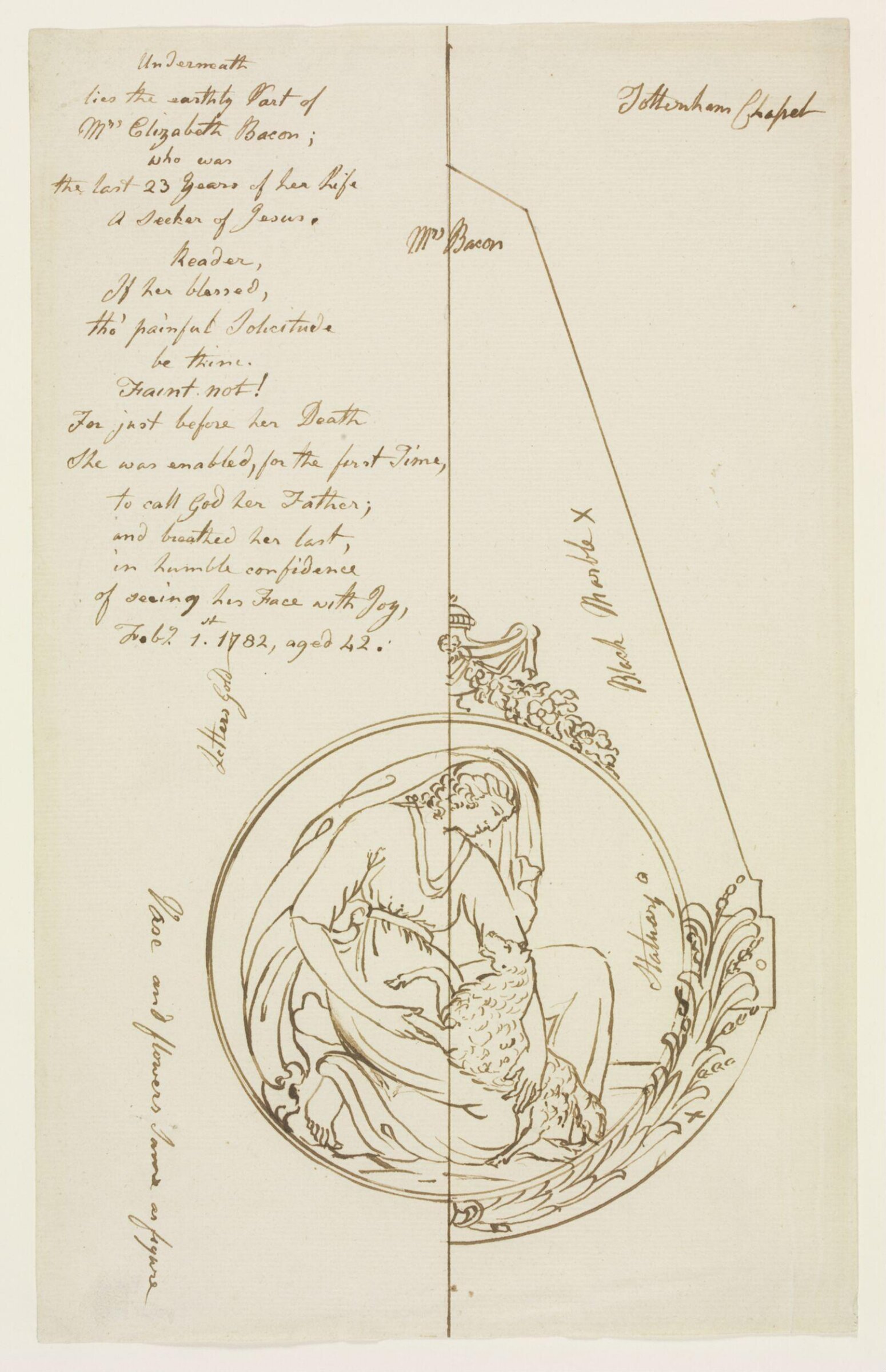 Drawing, John Bacon the Younger, 1782 - 1859