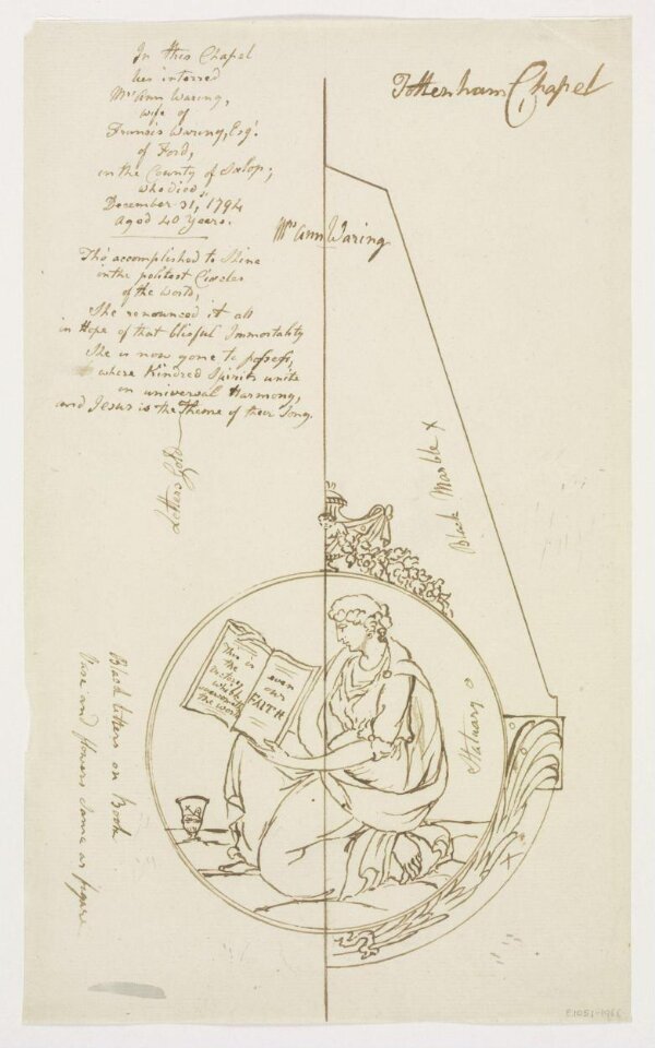 The monumenr of Ann, wife of Francis Waring