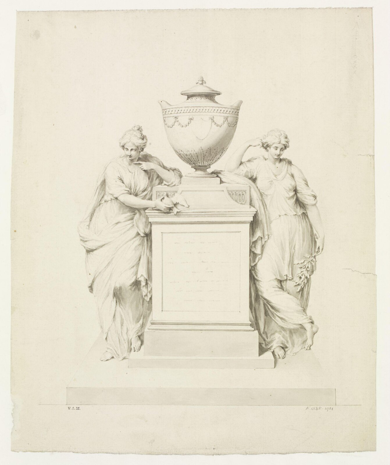 Drawing, John the elder Bacon, 1794-1799