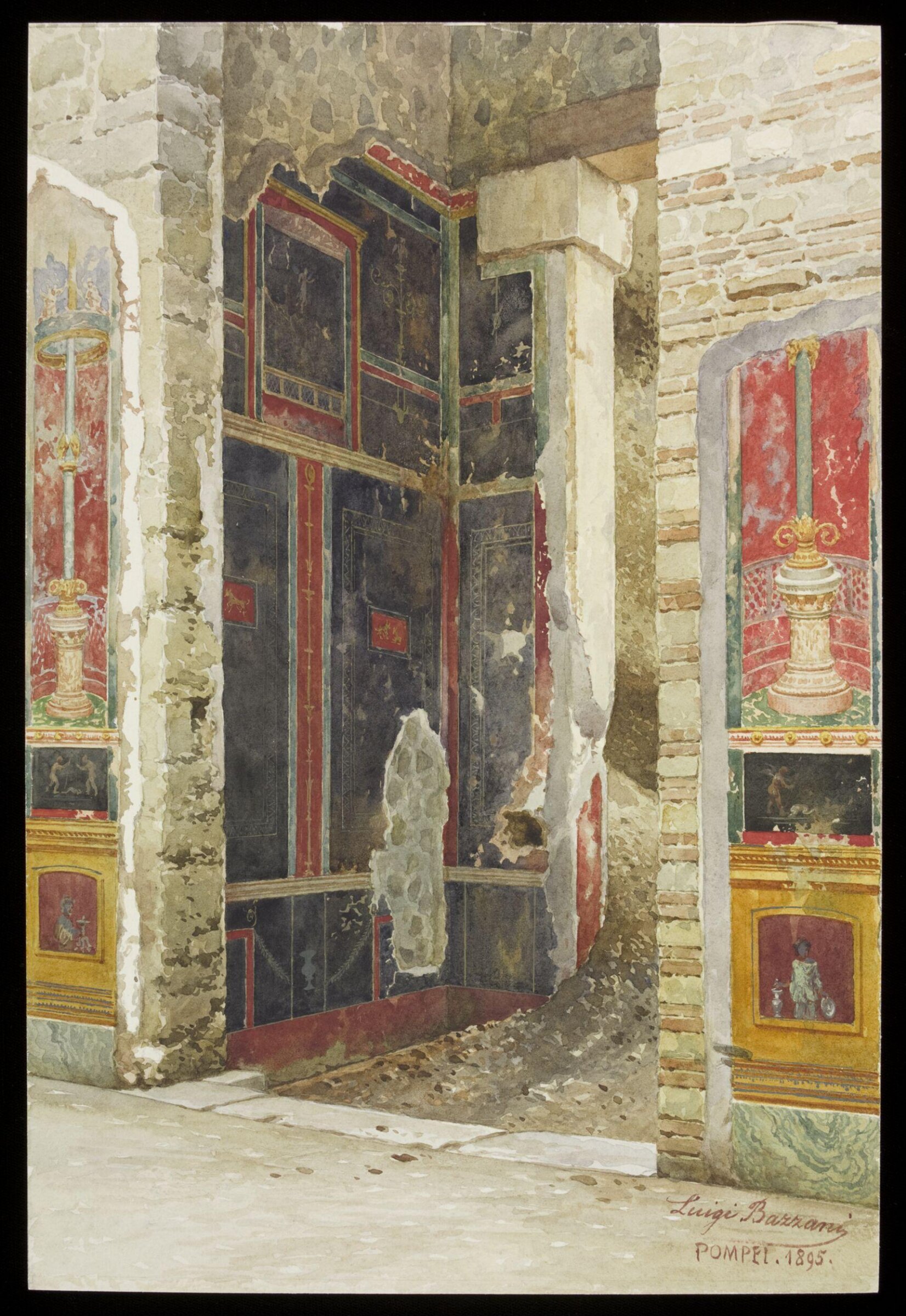 Drawing, Luigi Bazzani, 1895