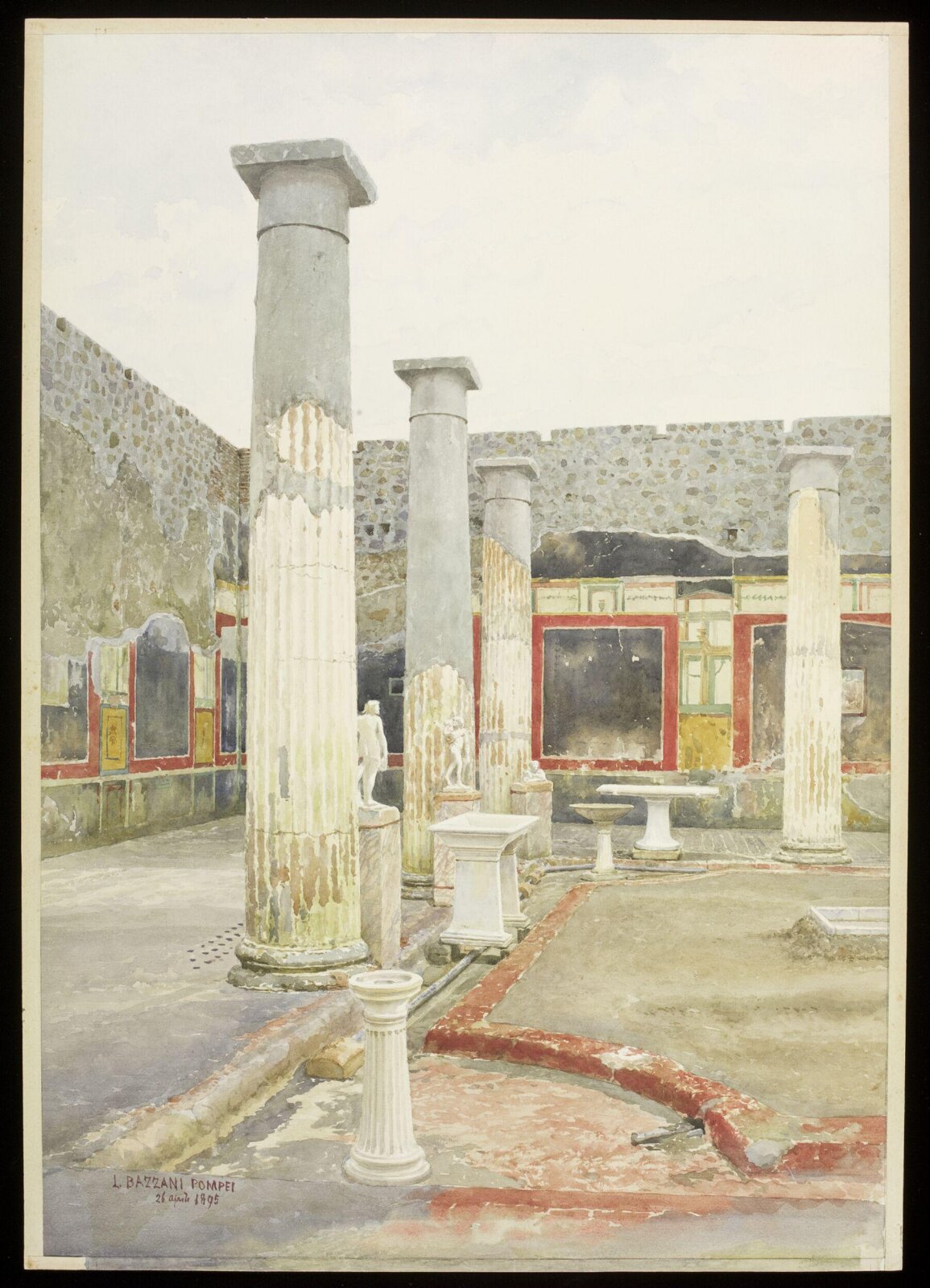 Drawing, Luigi Bazzani, 26/04/1895