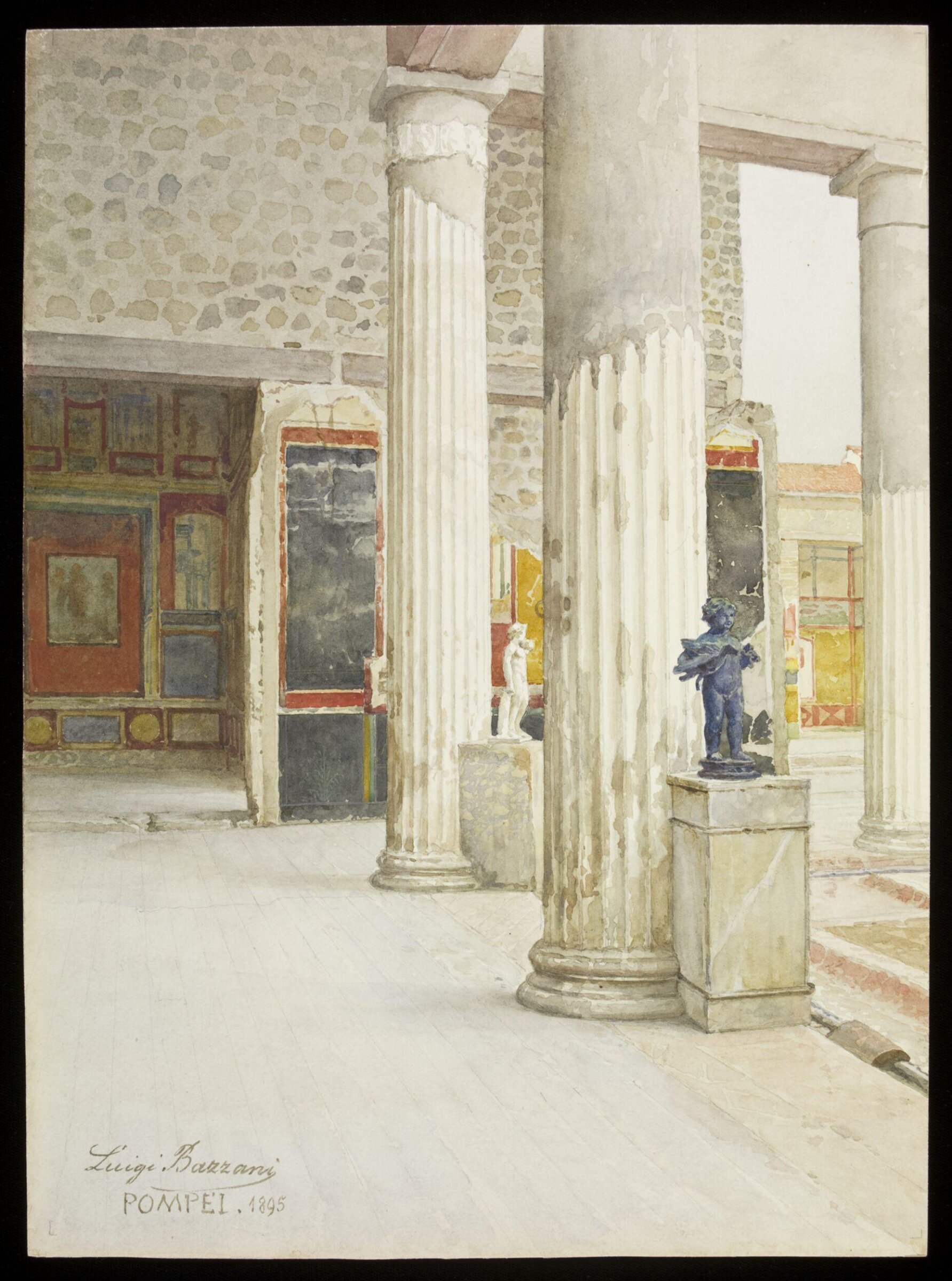 Drawing, Luigi Bazzani, 1895