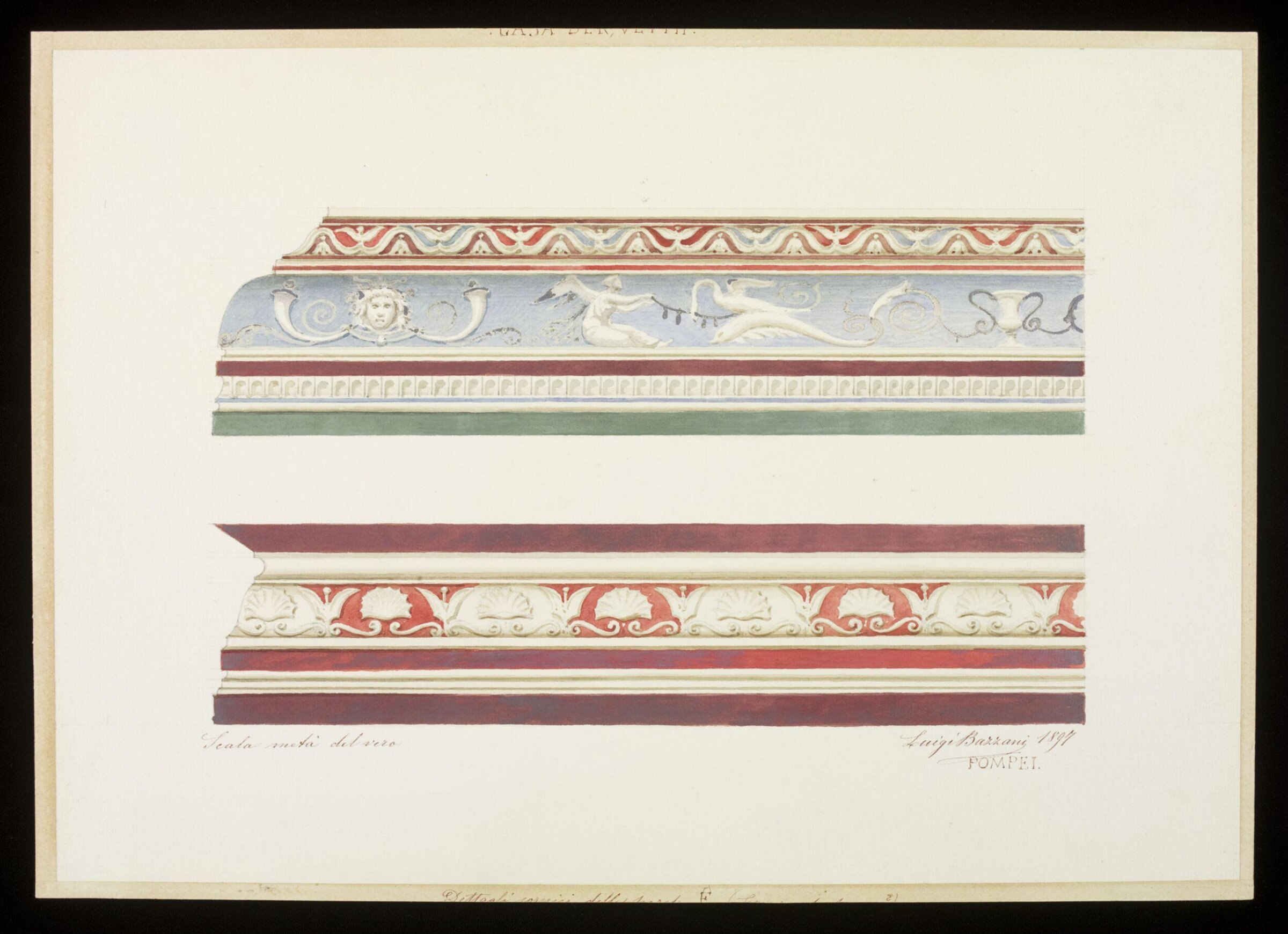 Drawing, Luigi Bazzani, 1897