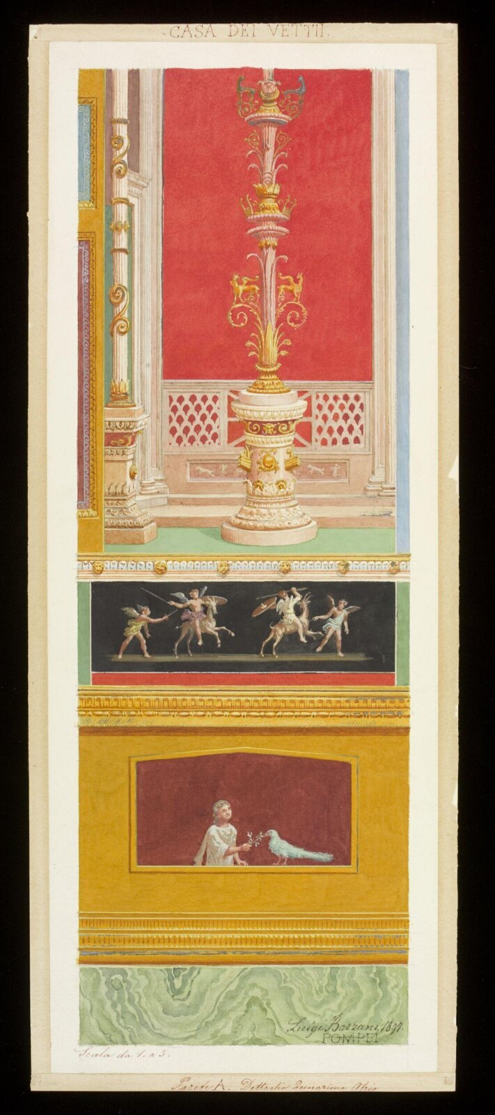 Drawing, Luigi Bazzani, 1897