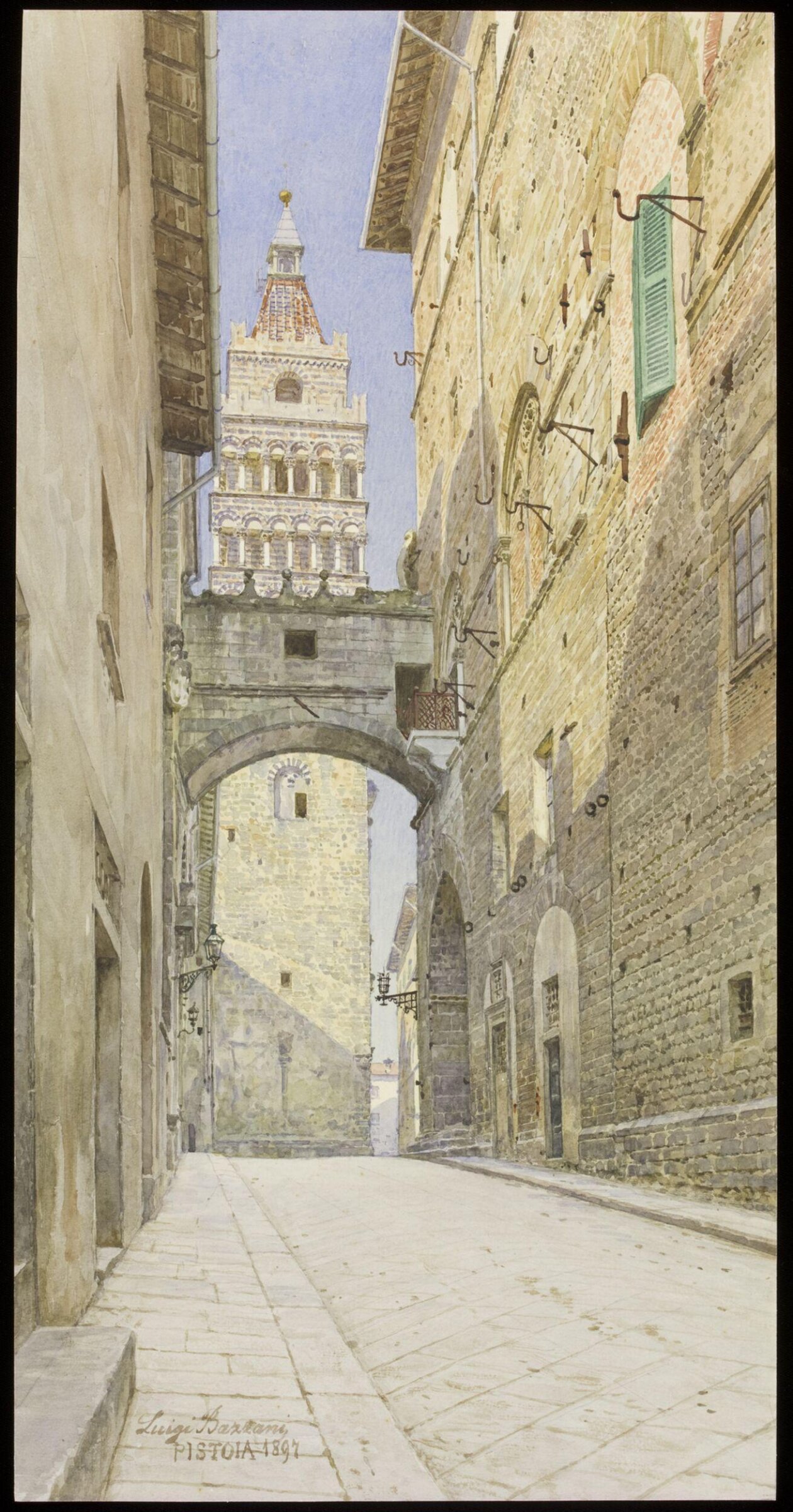 Drawing, Luigi Bazzani, 1897