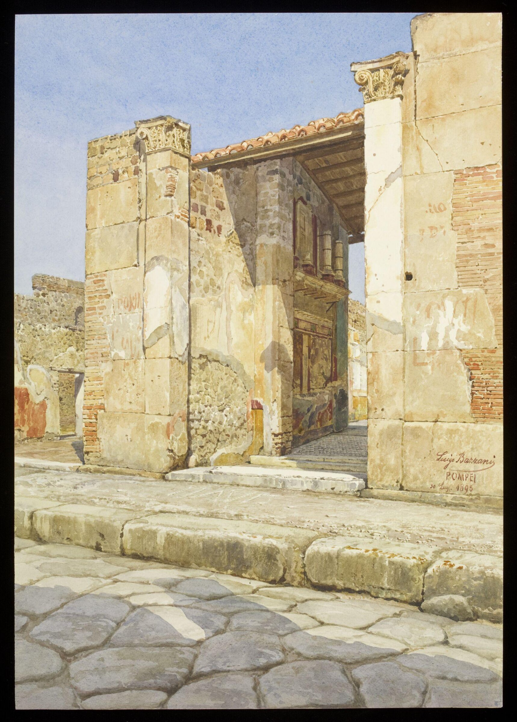 Drawing, Luigi Bazzani, 1895