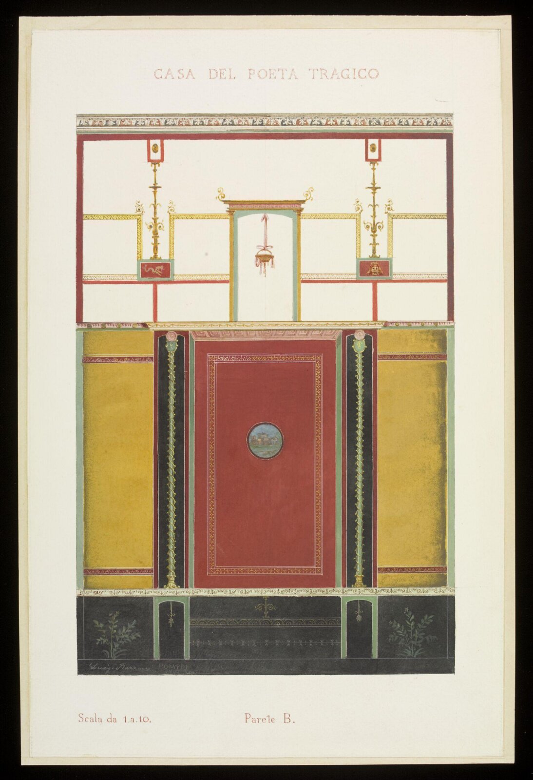 Drawing, Luigi Bazzani, 1899