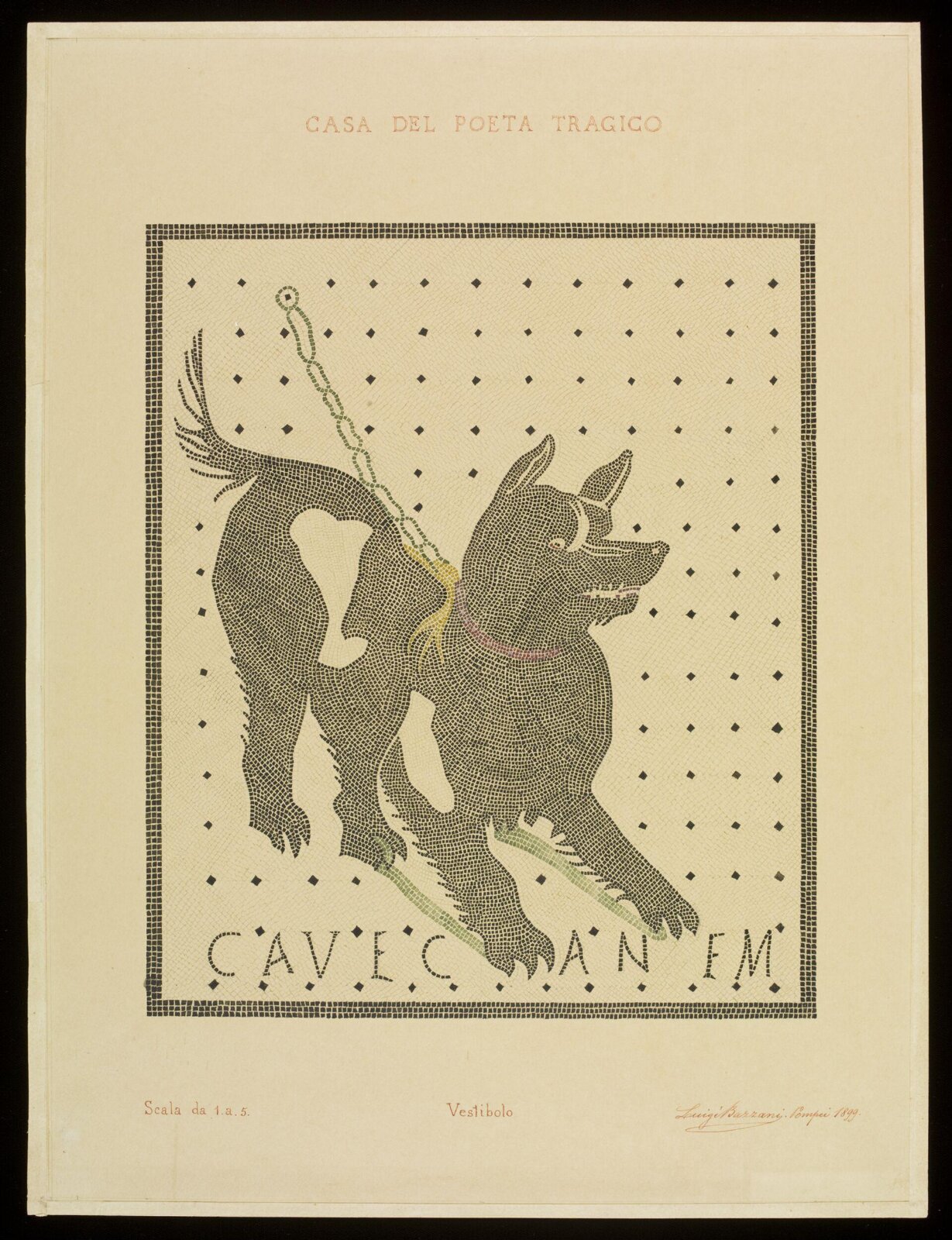 Drawing, Luigi Bazzani, 1899