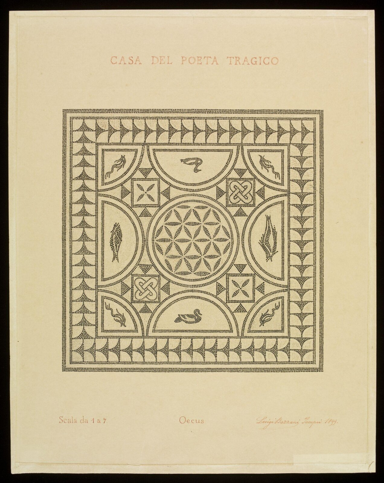 Drawing, Luigi Bazzani, 1899