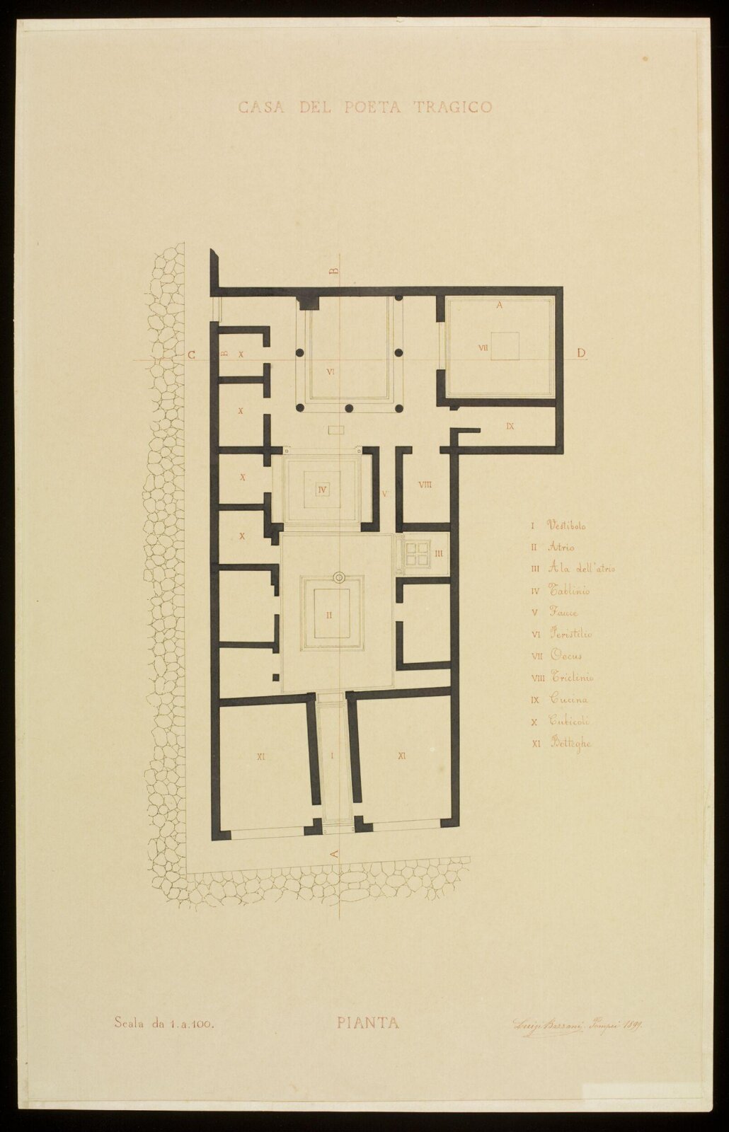 Drawing, Luigi Bazzani, 1899