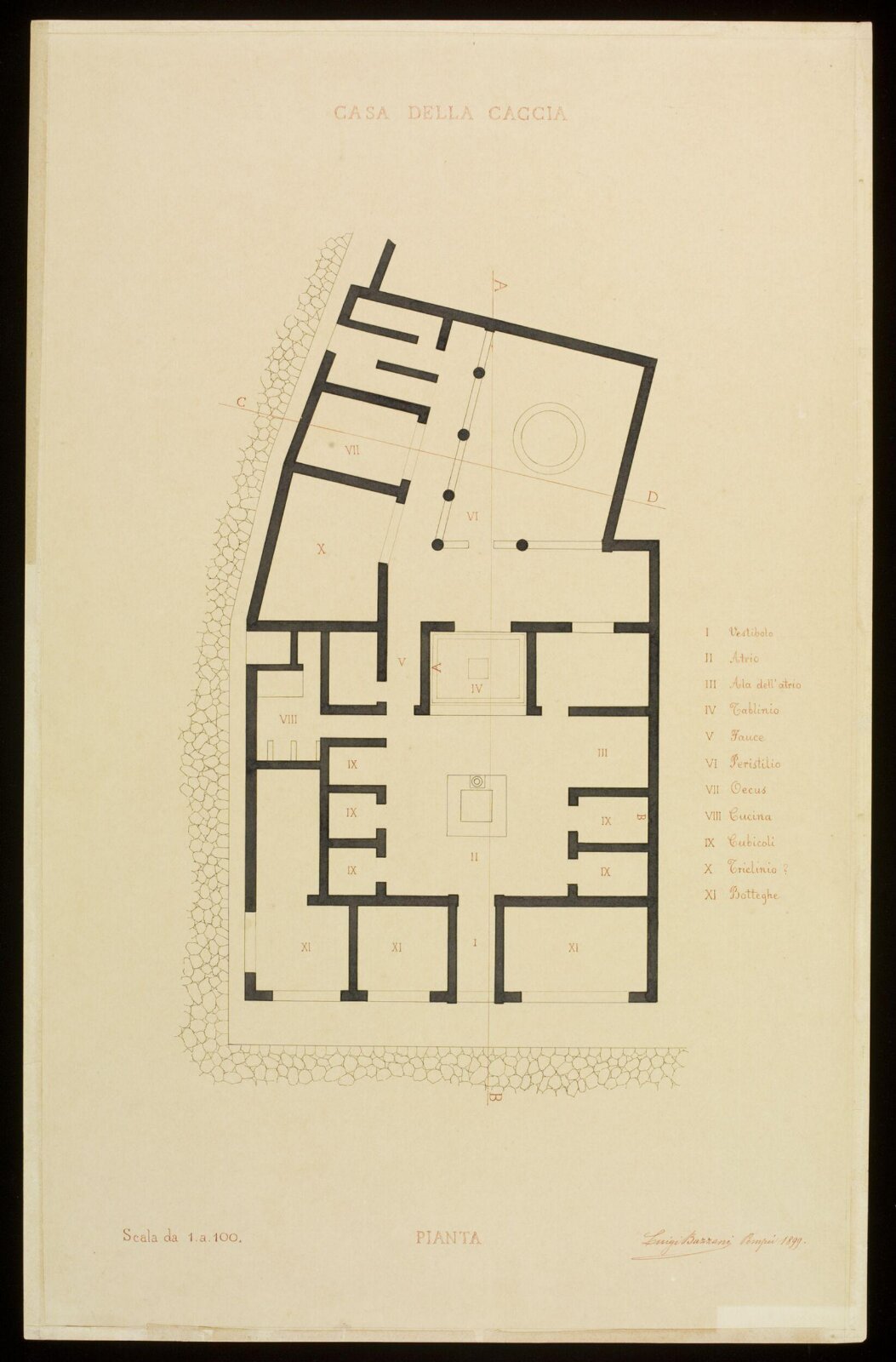 Drawing, Luigi Bazzani, 1899