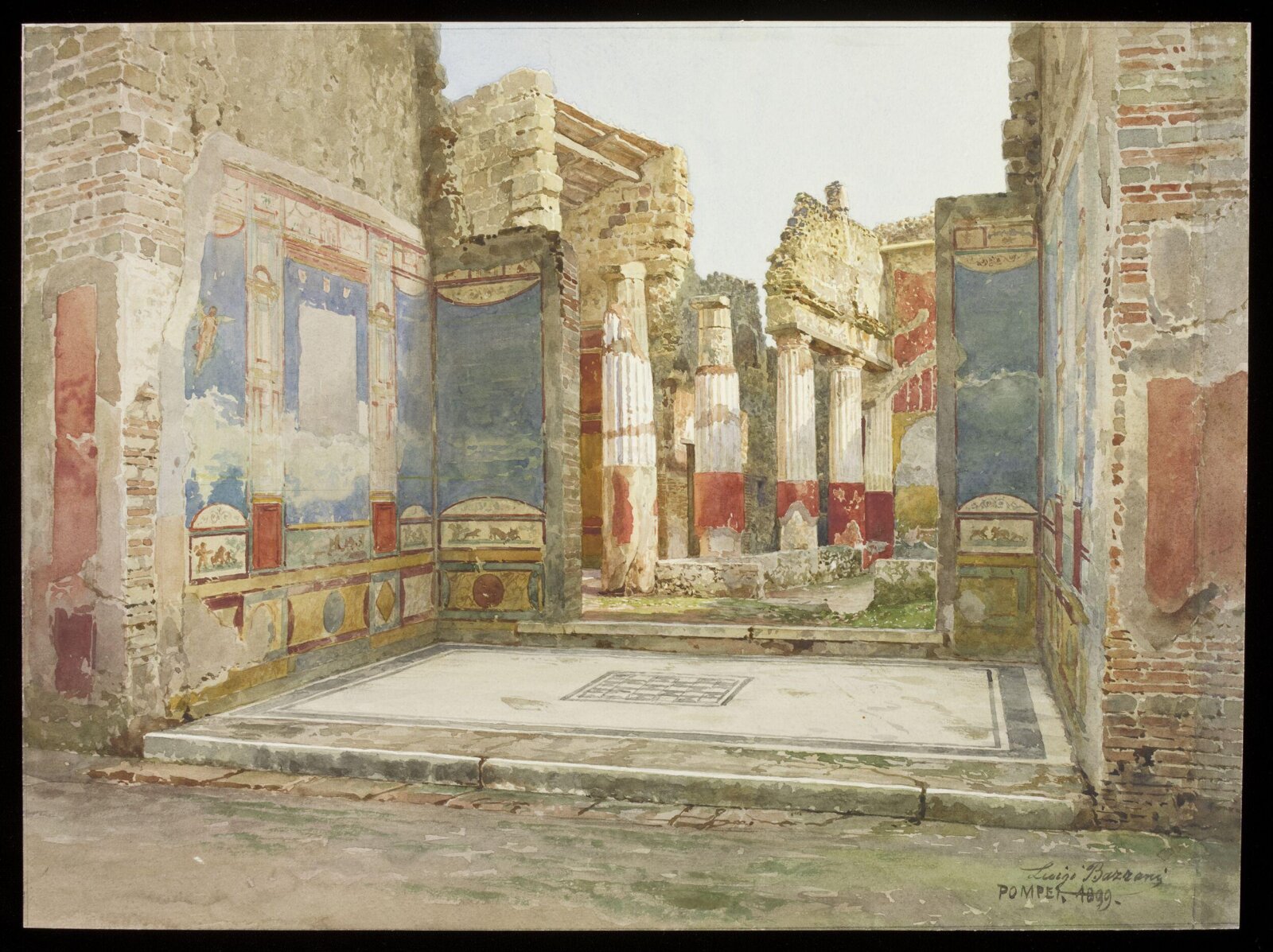 Drawing, Luigi Bazzani, 1899