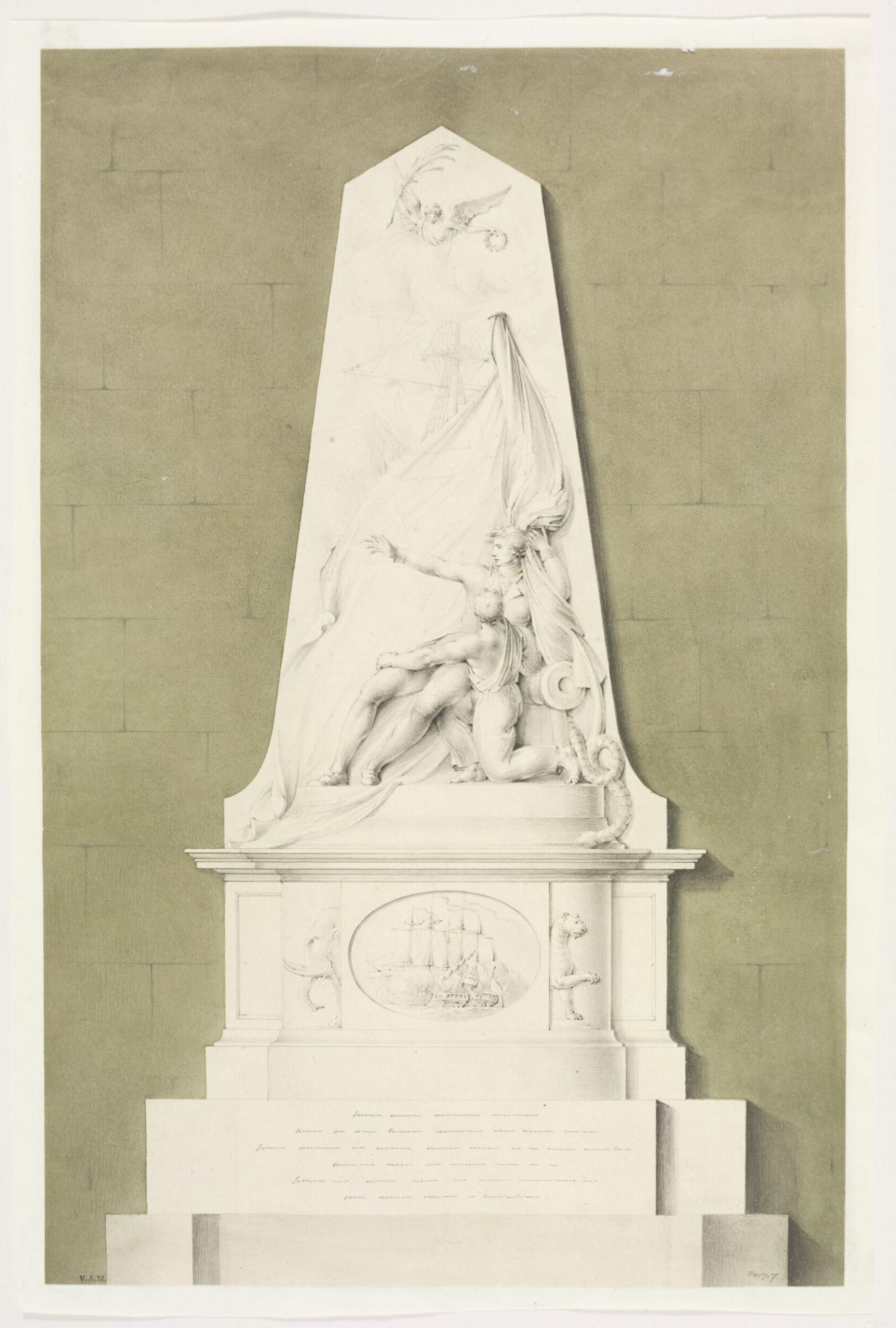 Drawing, John The Younger Bacon, c. early 19th century