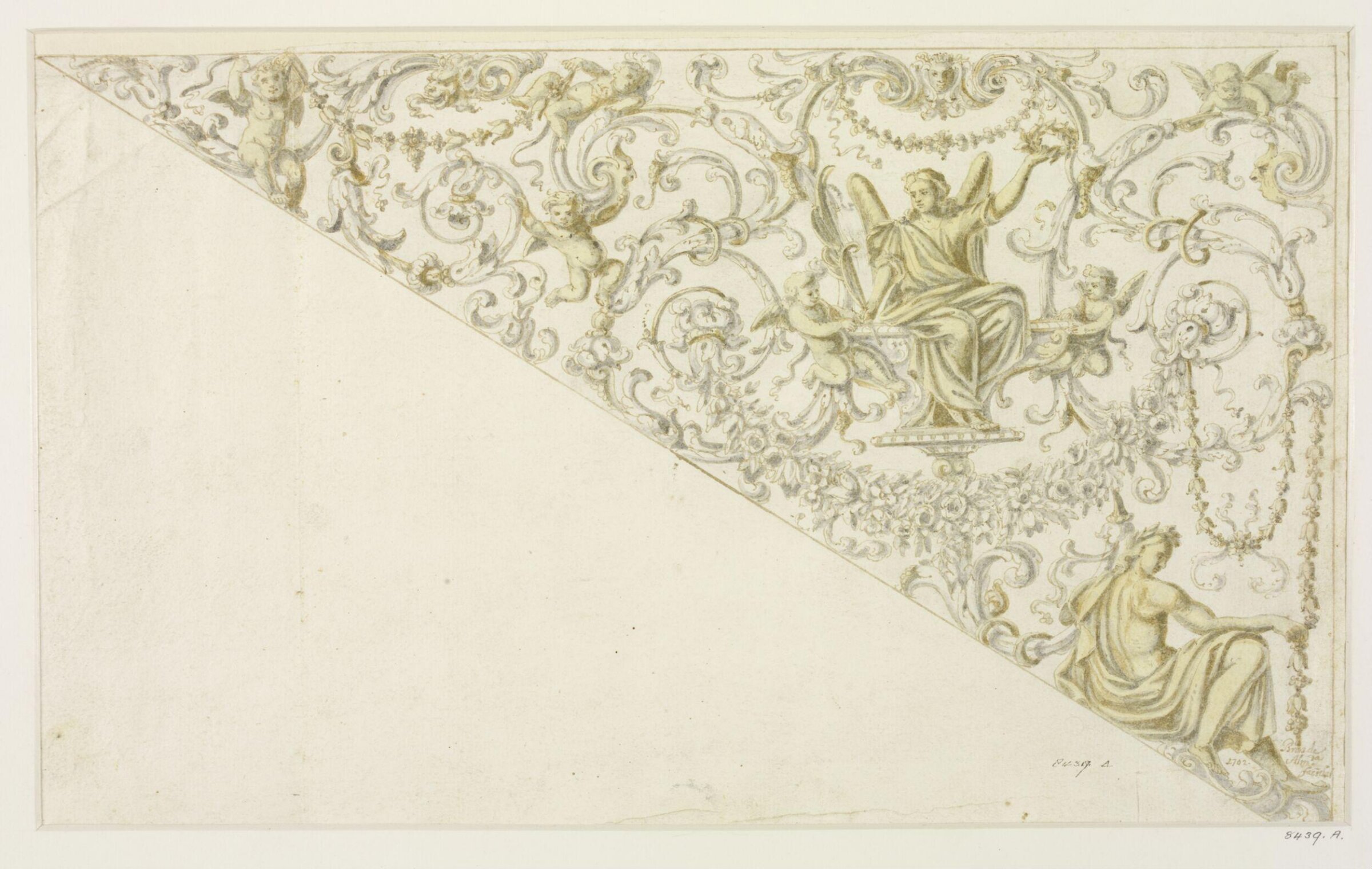 Drawing, Brás de Almeida, 1702