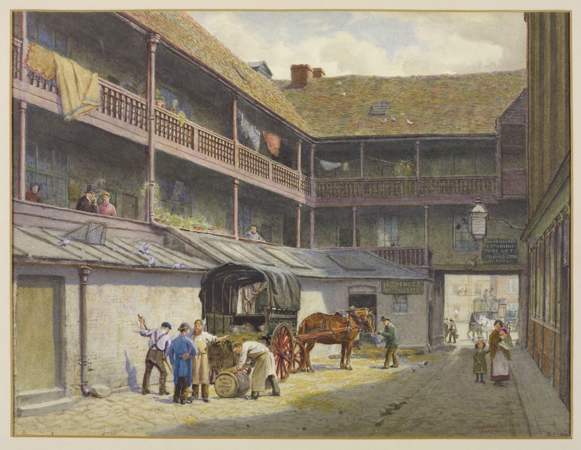 Drawing, Philip Norman, 1884