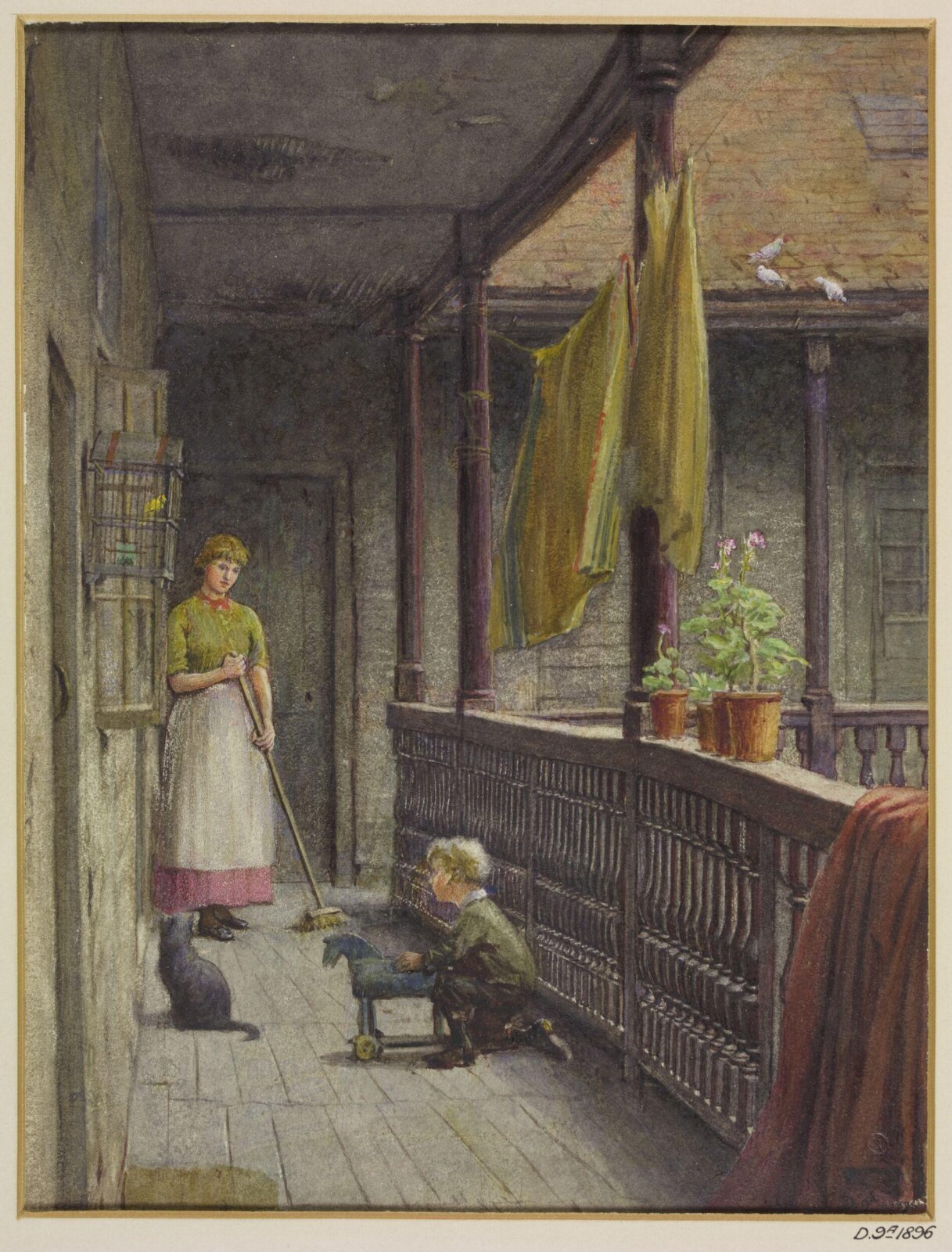 Drawing, Philip Norman, 1884