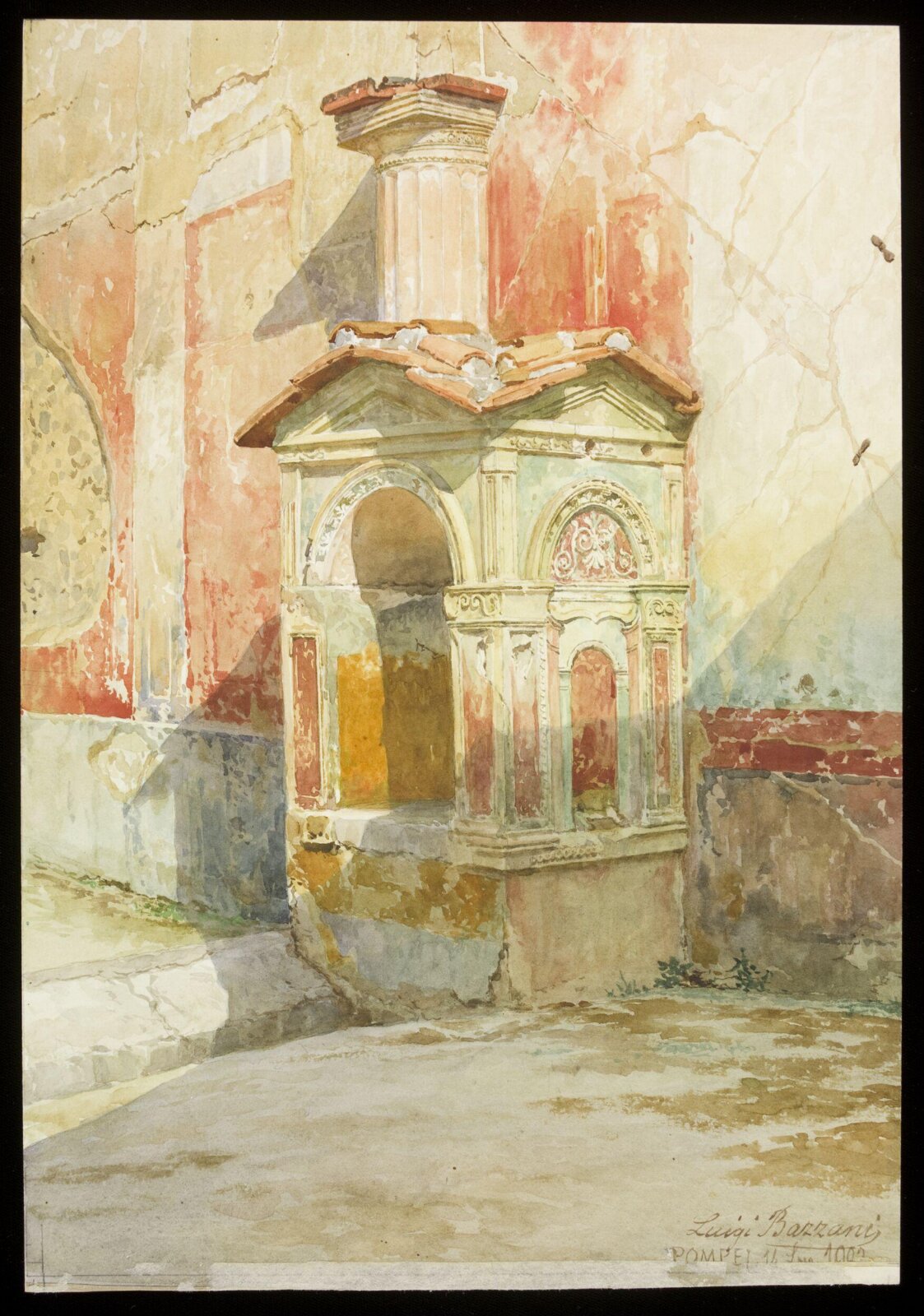 Drawing, Luigi Bazzani, 1902