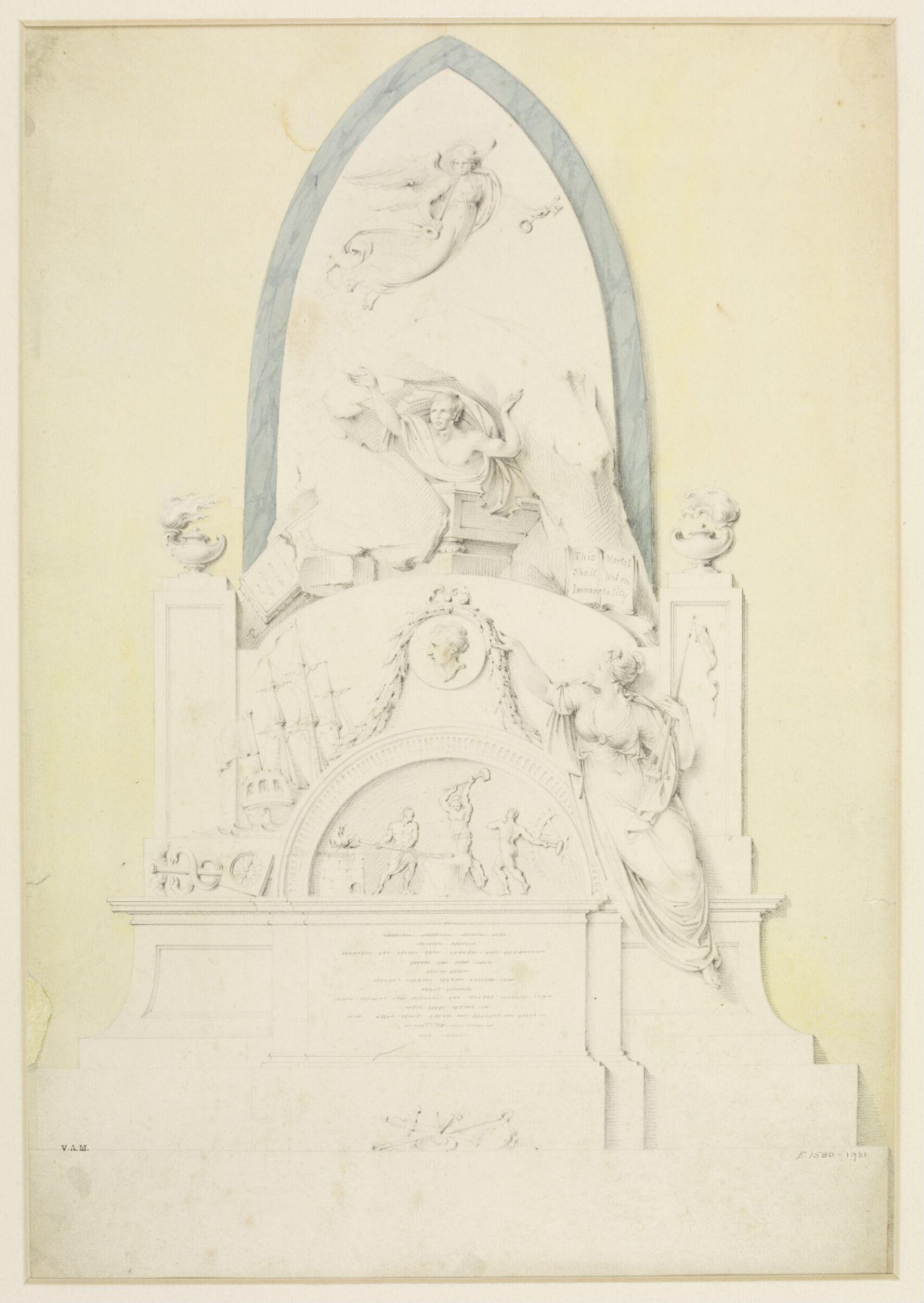Drawing, John the elder Bacon, early 19th century