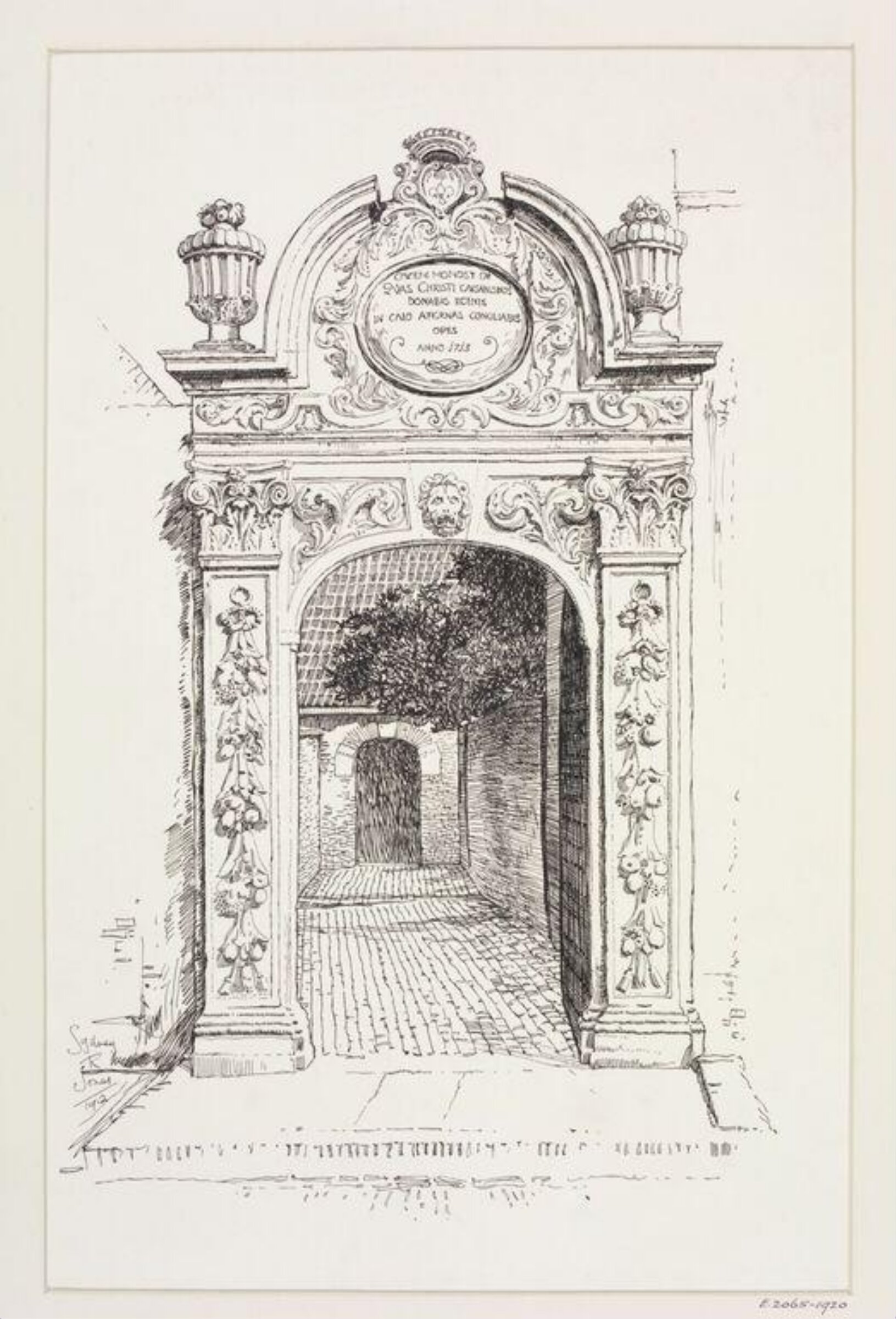 Drawing, Sydney R. Jones, 1912