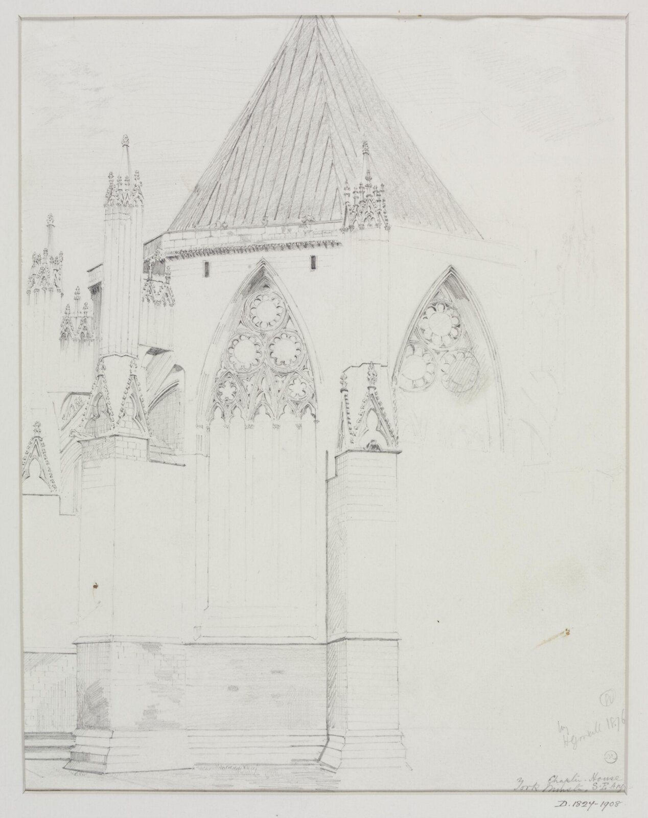 Drawing, Herbert H. Goodall, 1876