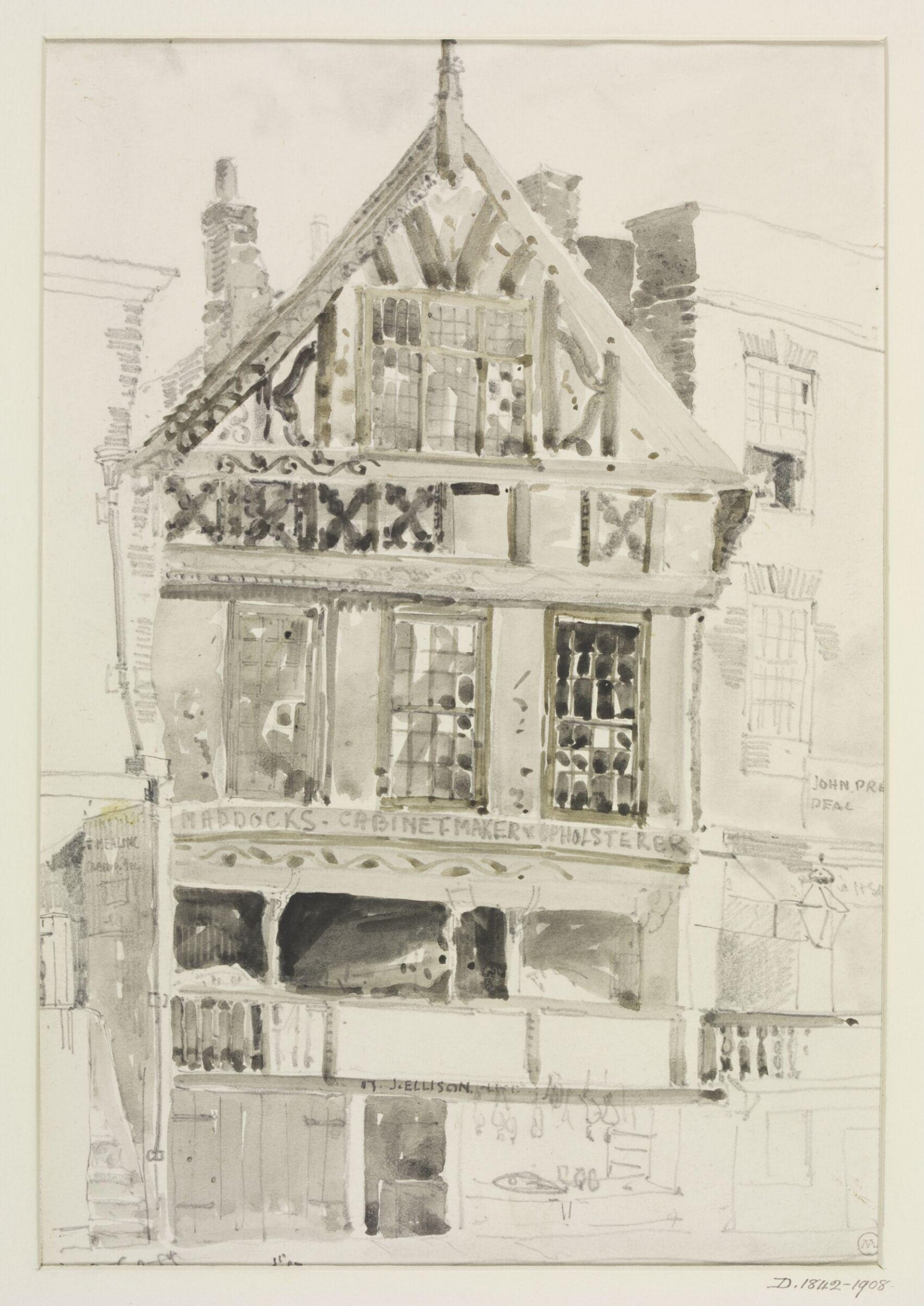 Drawing, Herbert H. Goodall, 1876-1887
