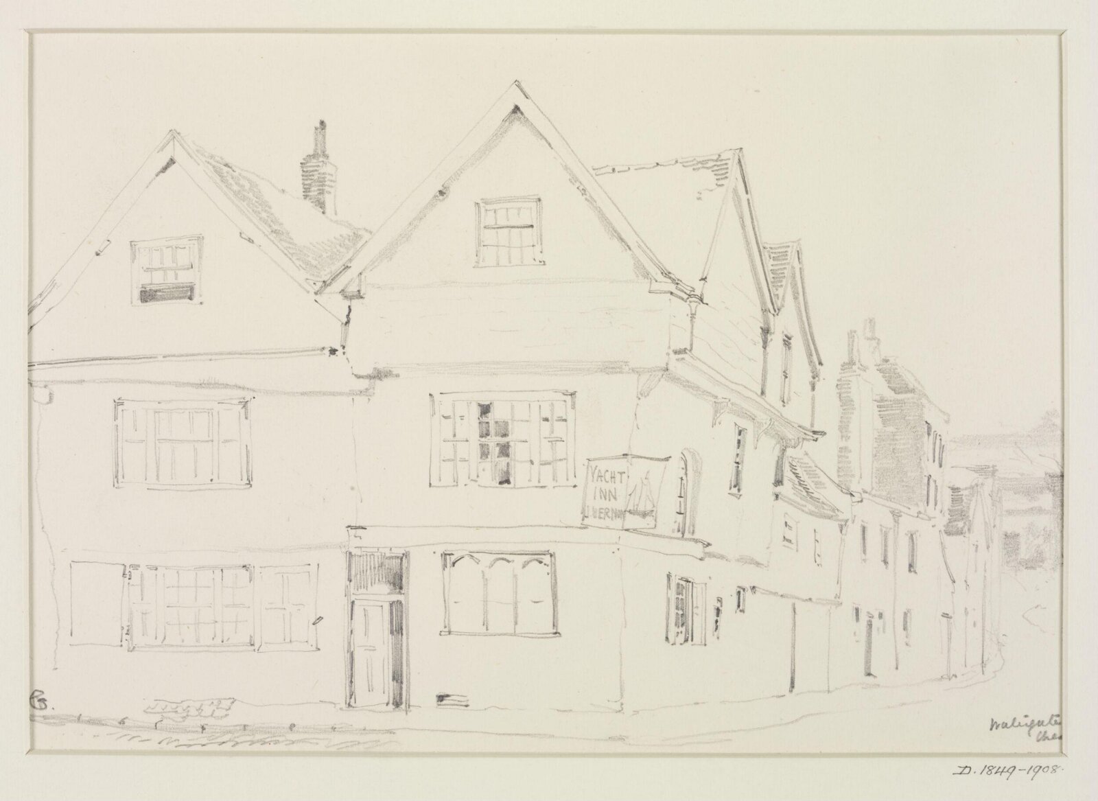 Drawing, Herbert H. Goodall, 1876-1887