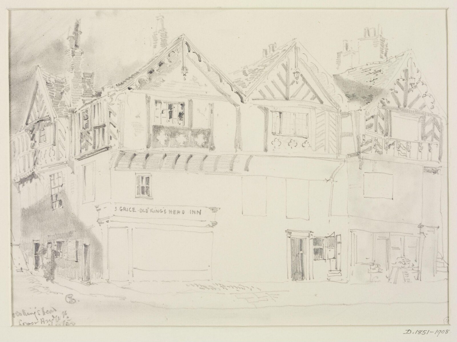 Drawing, Herbert H. Goodall, 1876-1887