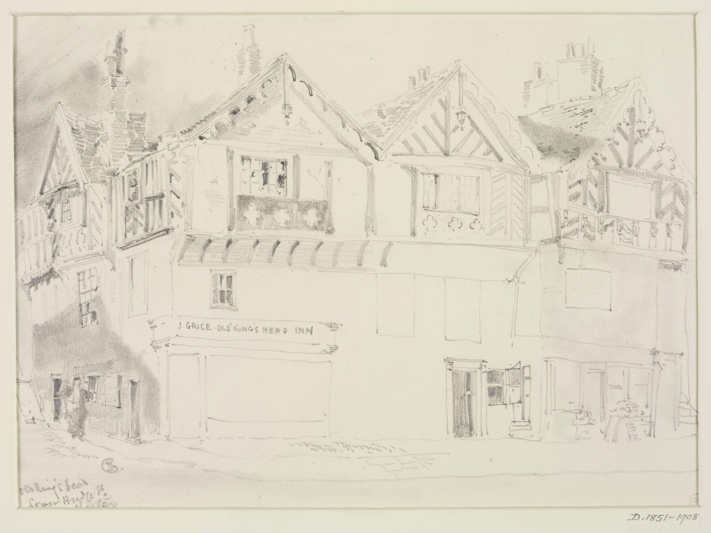 Drawing, Herbert H. Goodall, 1876-1887