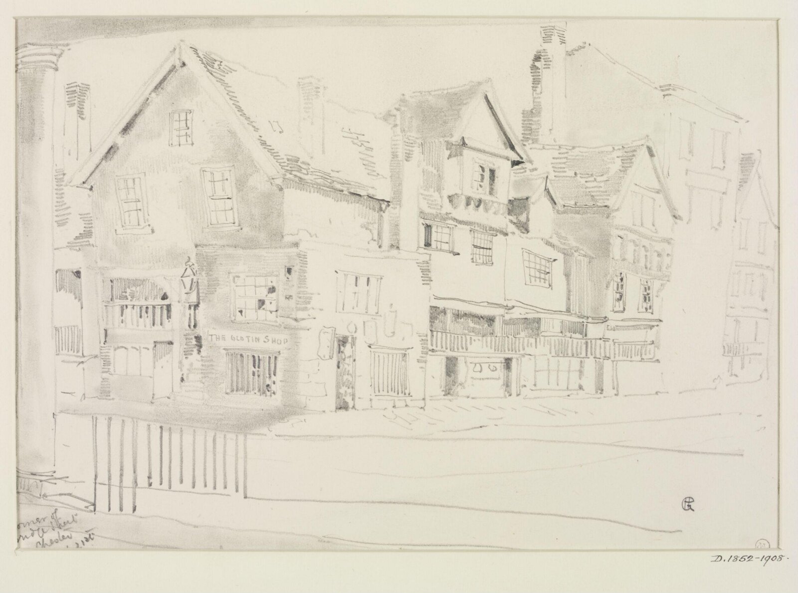 Drawing, Herbert H. Goodall, 1876-1887