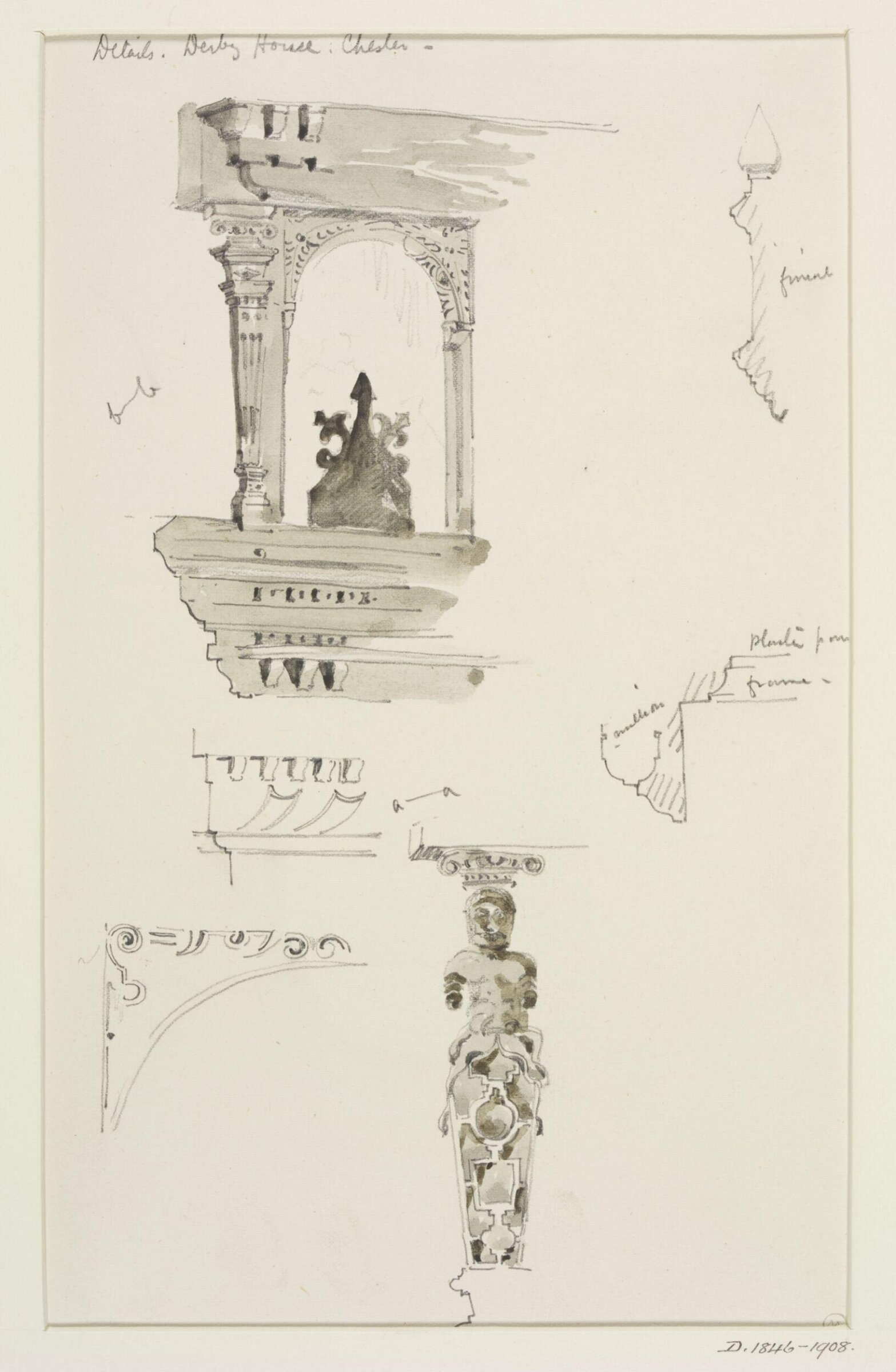 Drawing, Herbert H. Goodall, 1876-1887