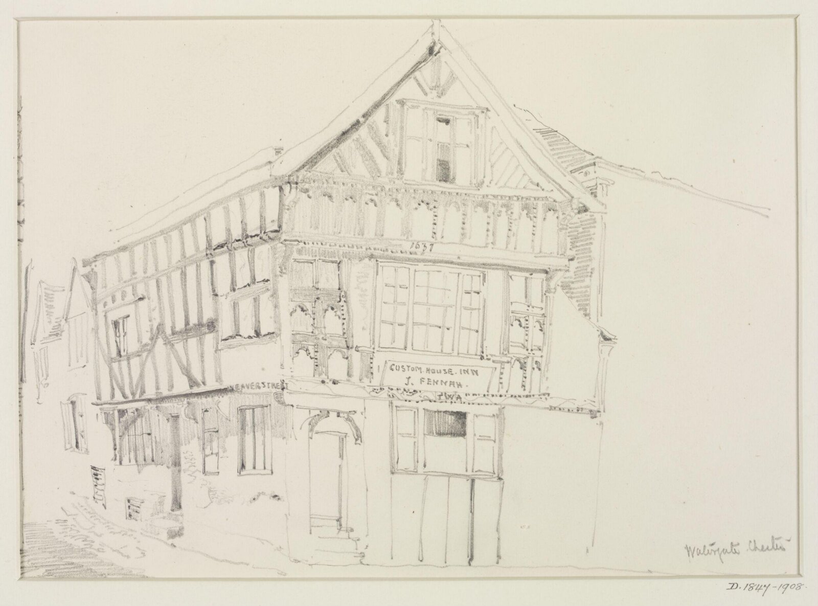 Drawing, Herbert H. Goodall, 1876-1887