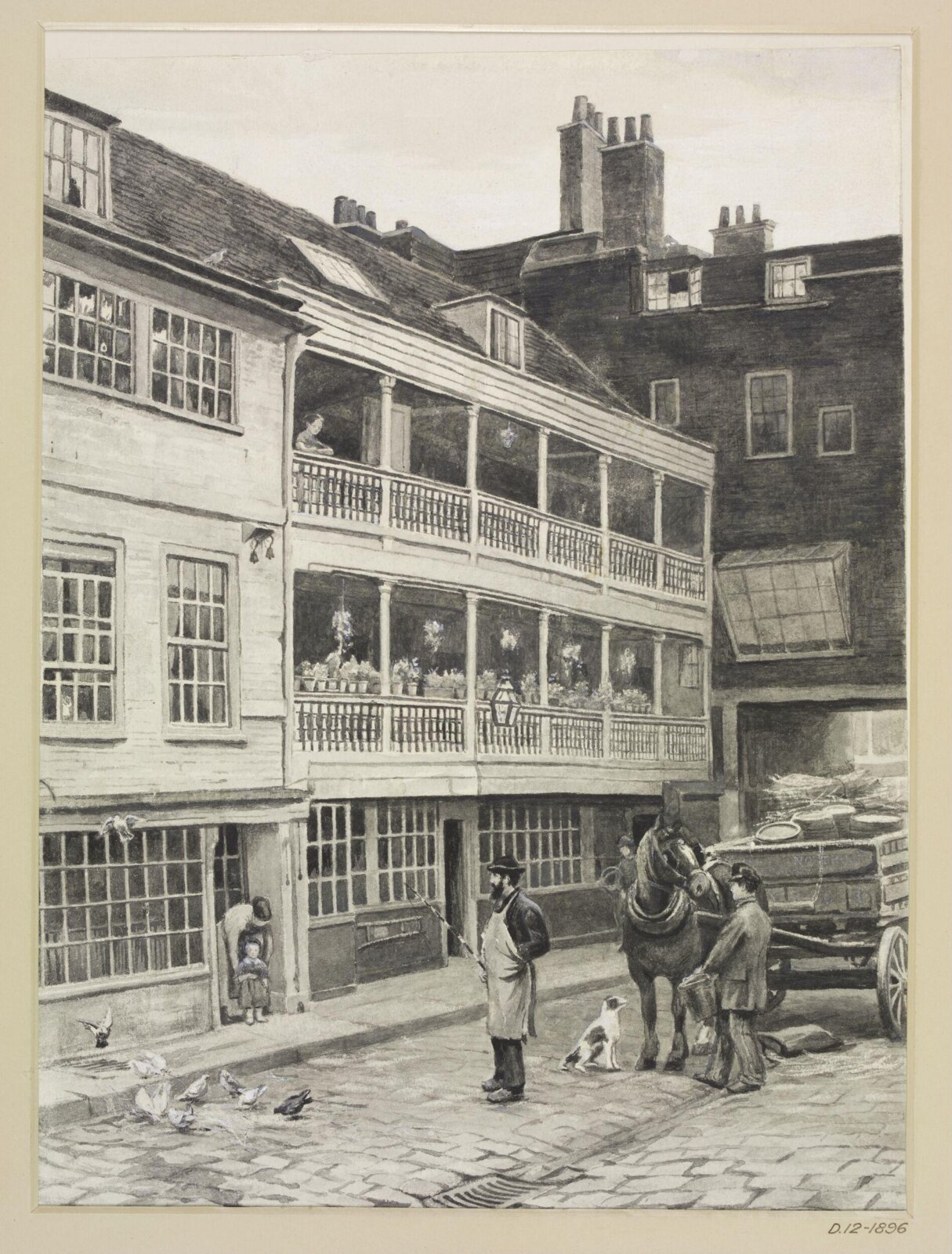Drawing, Philip Norman, c. 1880s