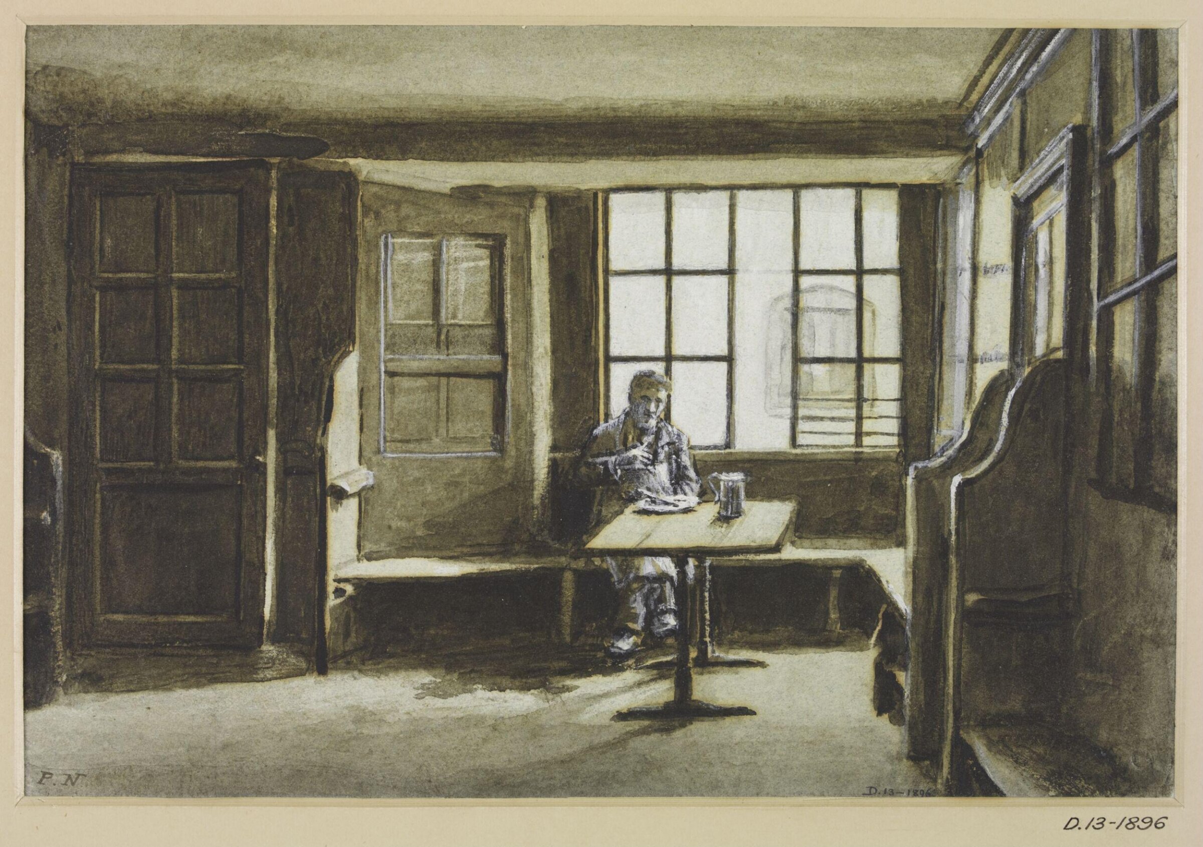 Drawing, Philip Norman, 1886