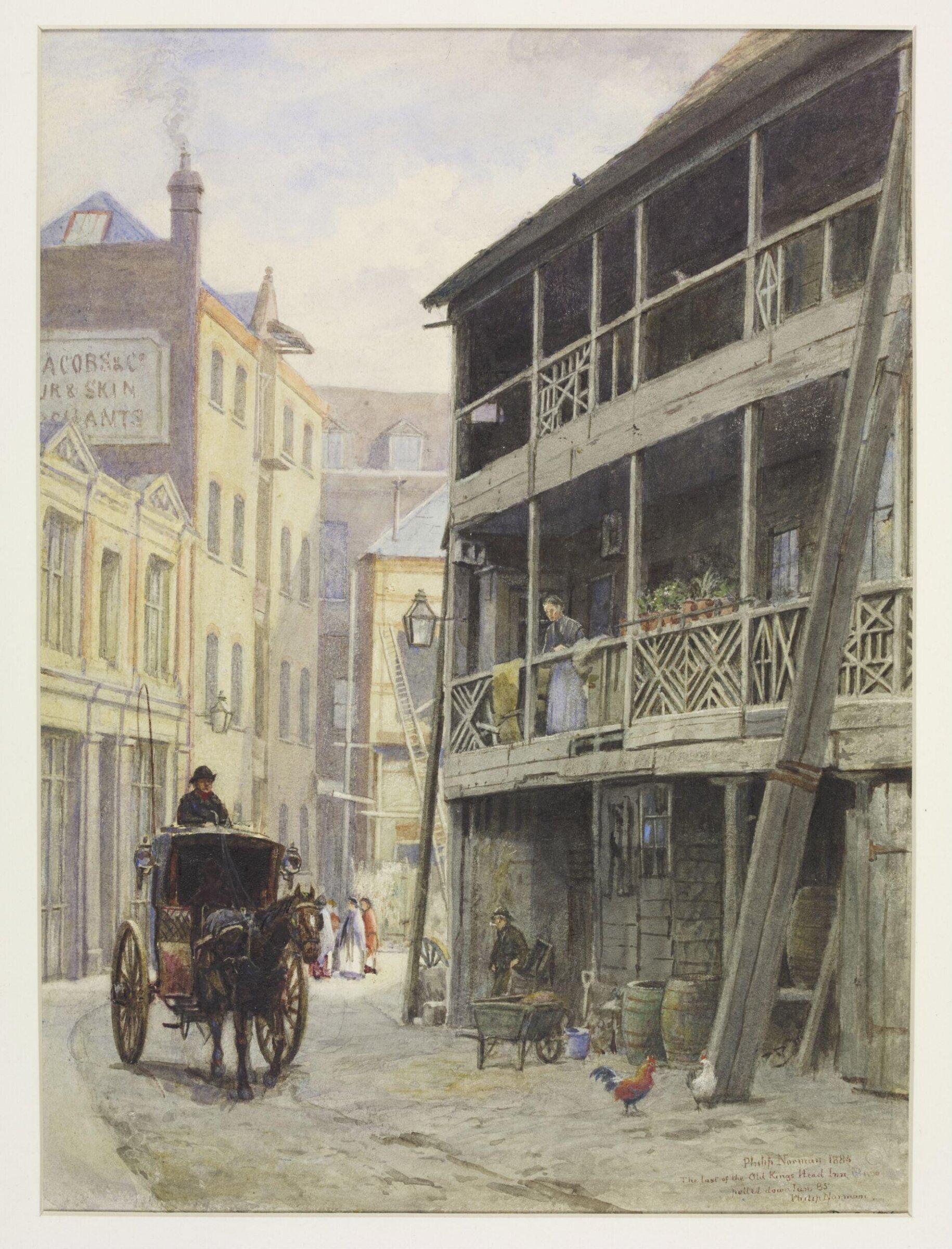 Drawing, Philip Norman, 1884
