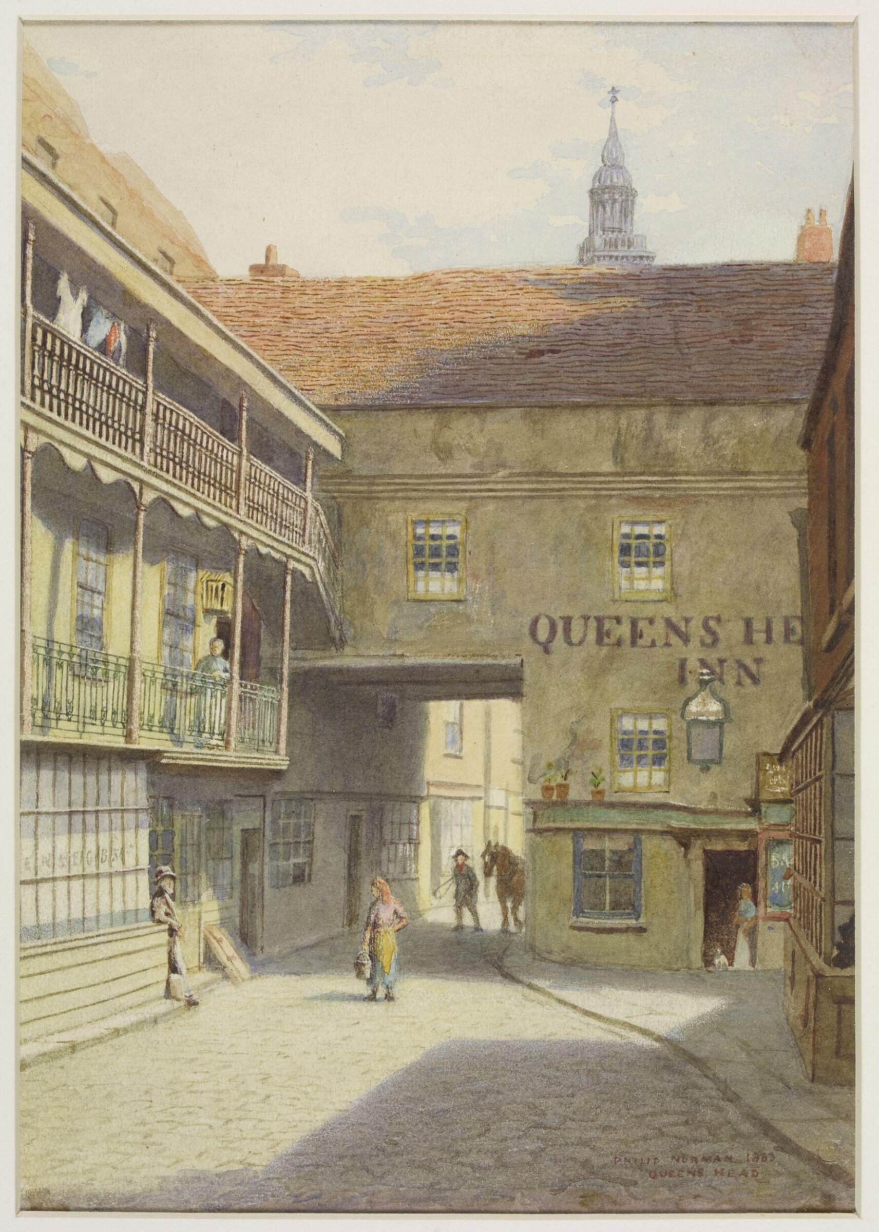 Drawing, Philip Norman, 1883