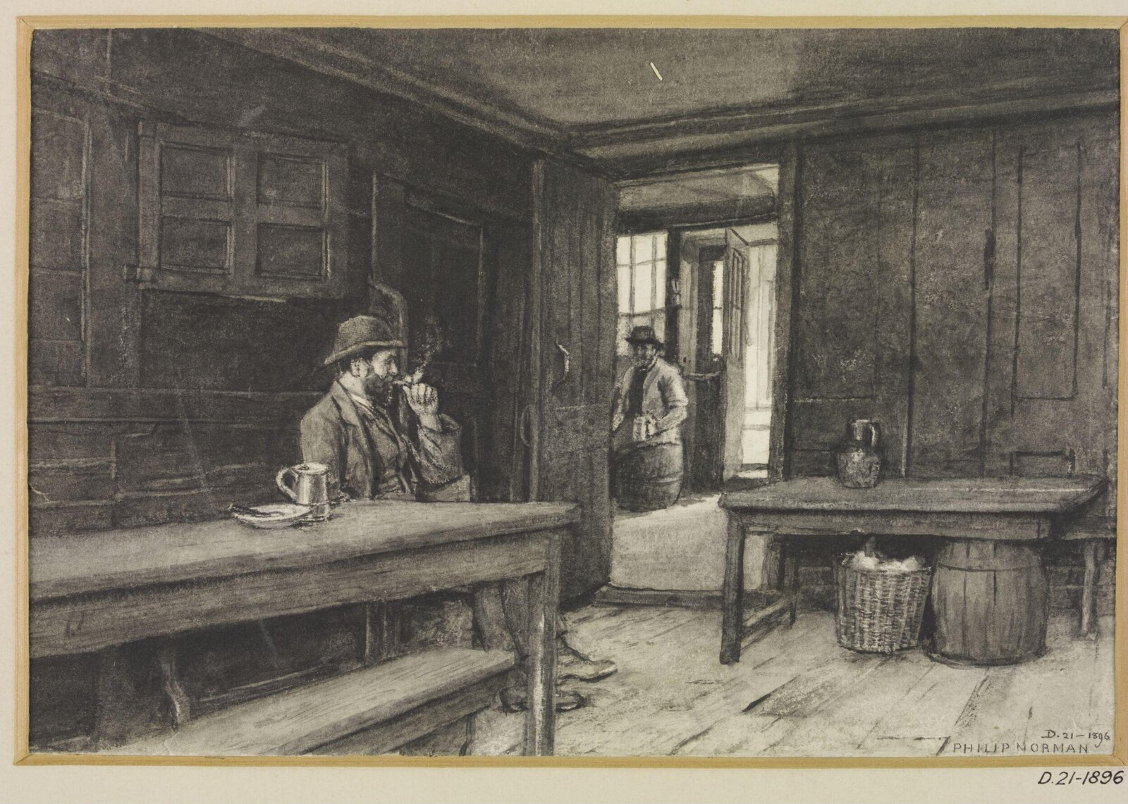 Drawing, Philip Norman, 1890