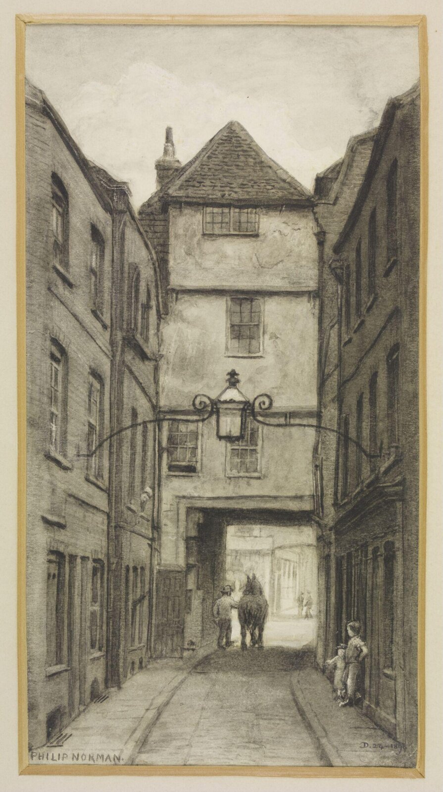 Drawing, Philip Norman, c. 1880s