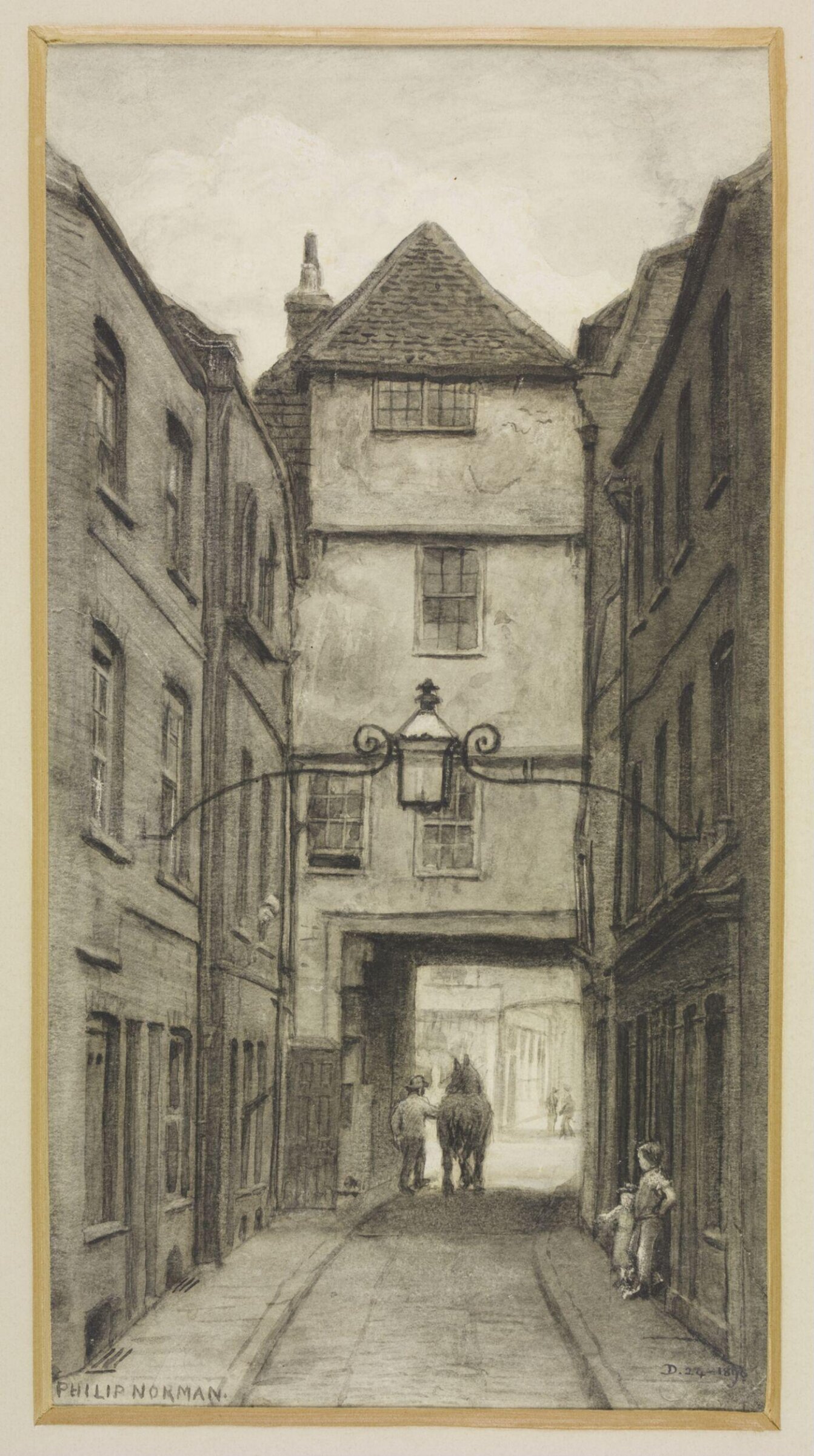Drawing, Philip Norman, c. 1880s