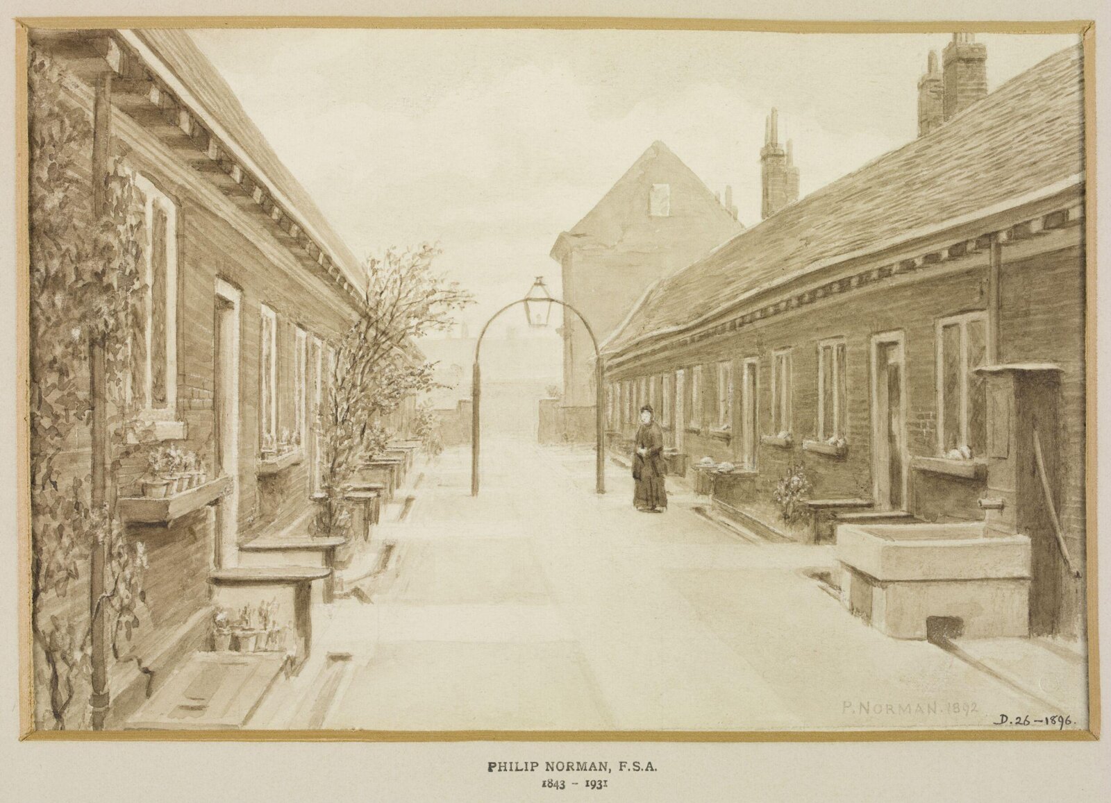 Drawing, Philip Norman, 1892