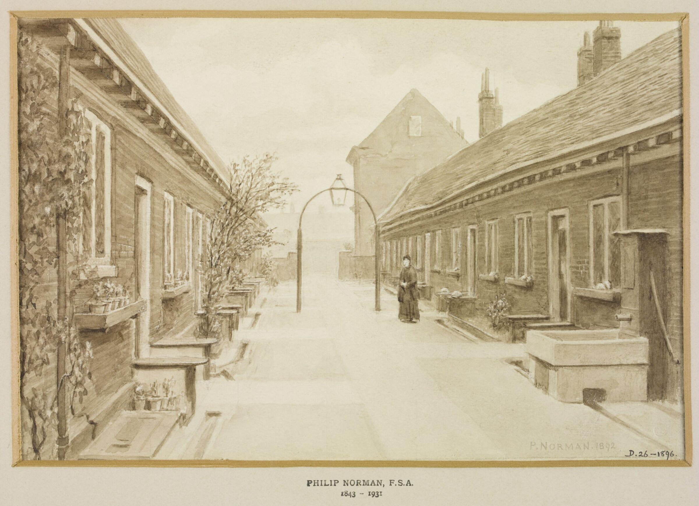Drawing, Philip Norman, 1892