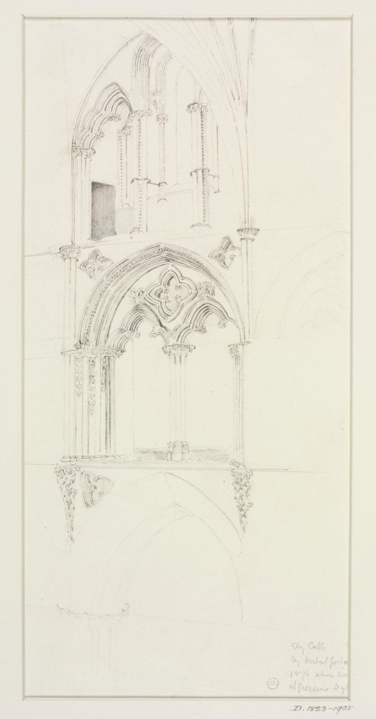 Drawing, Herbert H. Goodall, 1876-1887