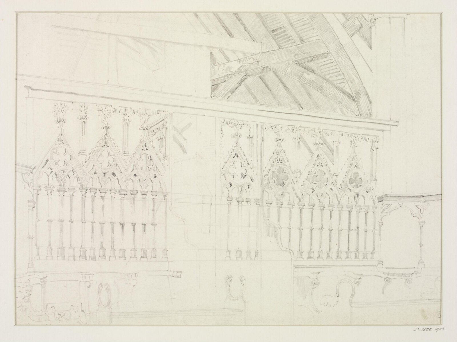 Drawing, Herbert H. Goodall, 1876-1887