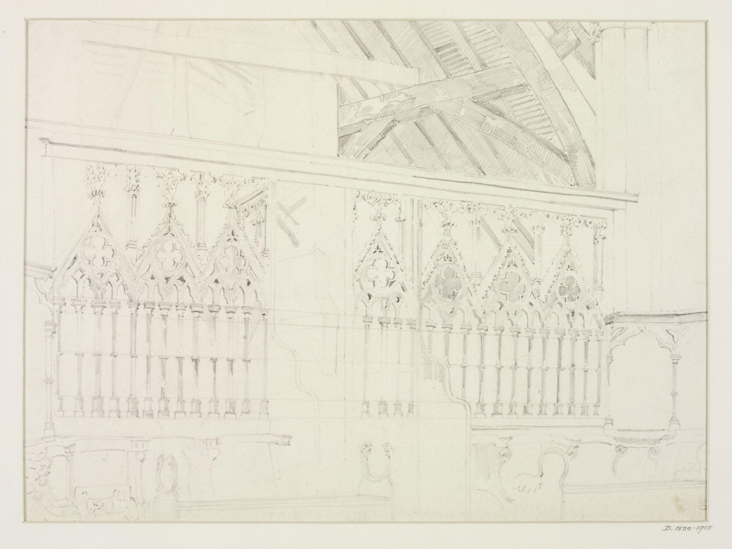 Drawing, Herbert H. Goodall, 1876-1887