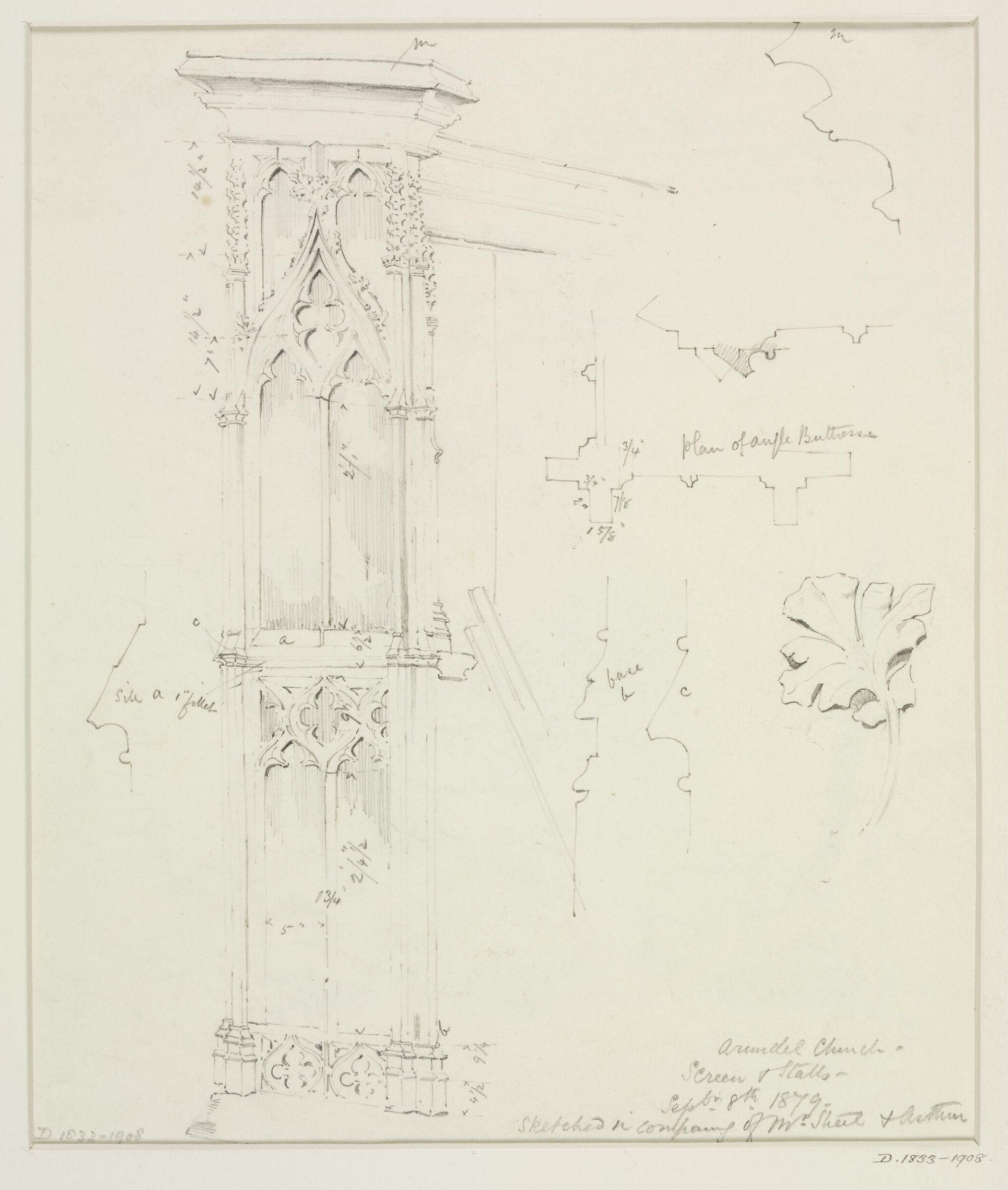 Drawing, Herbert H. Goodall, 1879