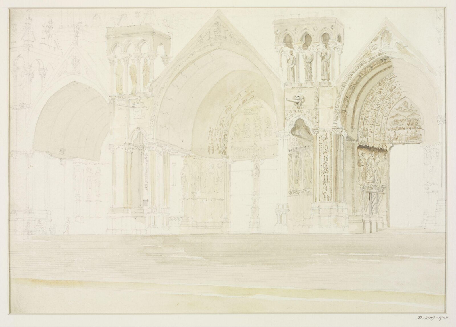 Drawing, Herbert H. Goodall, 1876-1887